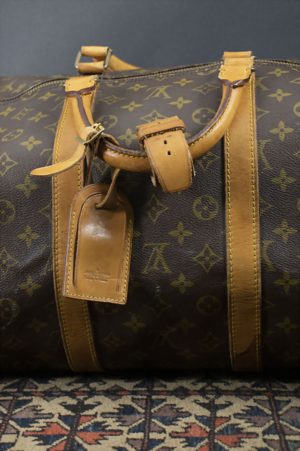 Reisetasche / A traveling bag, Louis Vuitton, Paris, 2. Hälfte 20. Jh. - Image 2 of 8