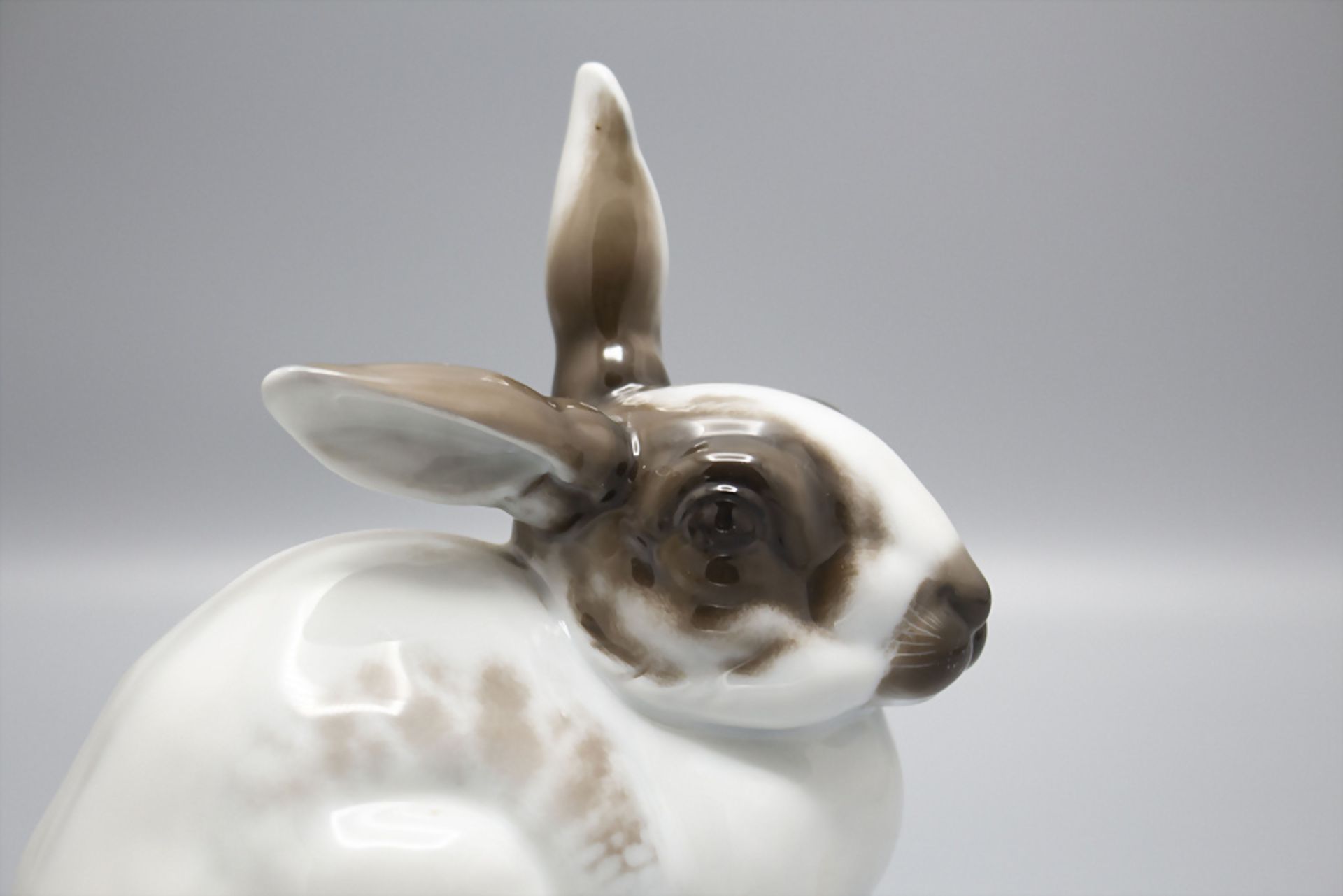 Porzellanhase / A porcelain rabbit, Karl Himmelsstoss (1872-1967), Rosenthal, Selb, um 1920 - Bild 2 aus 6