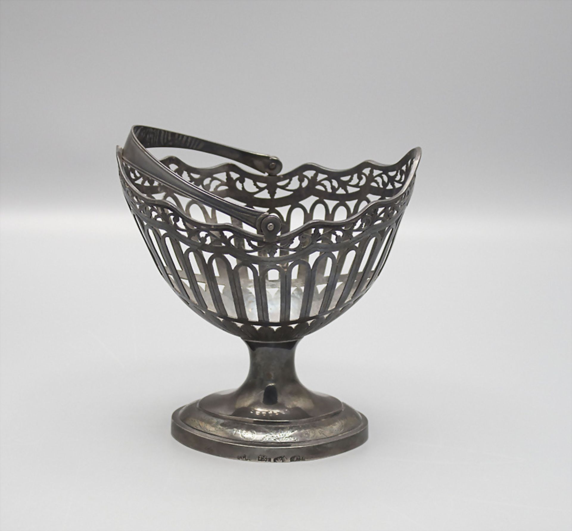 Louis XVI Silber Korbschale / A silver Louis XVI basket, Den Haag, um 1780,