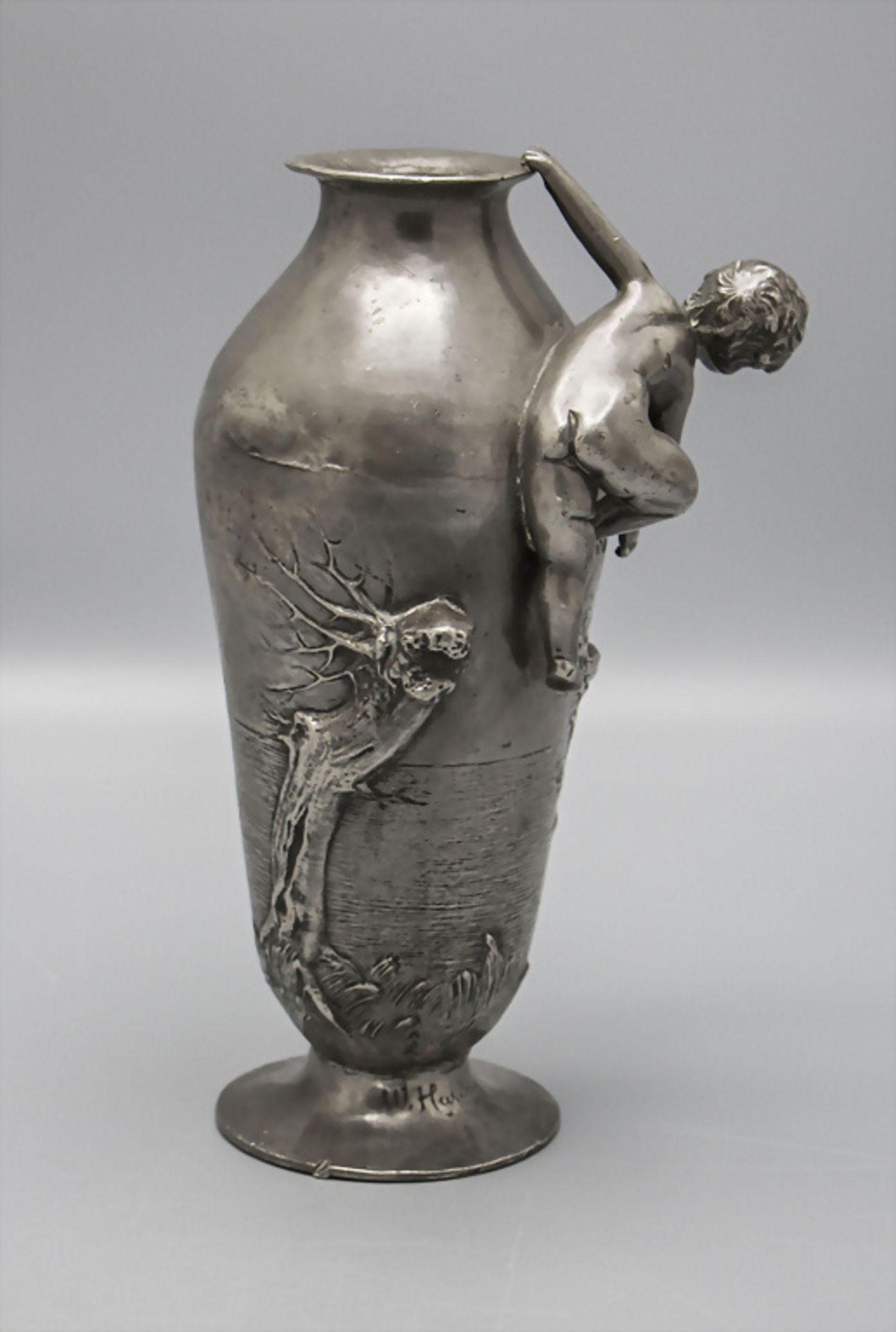 Jugendstil Ziervase / An Art Nouveau vase, Frankreich, um 1900 - Bild 4 aus 6