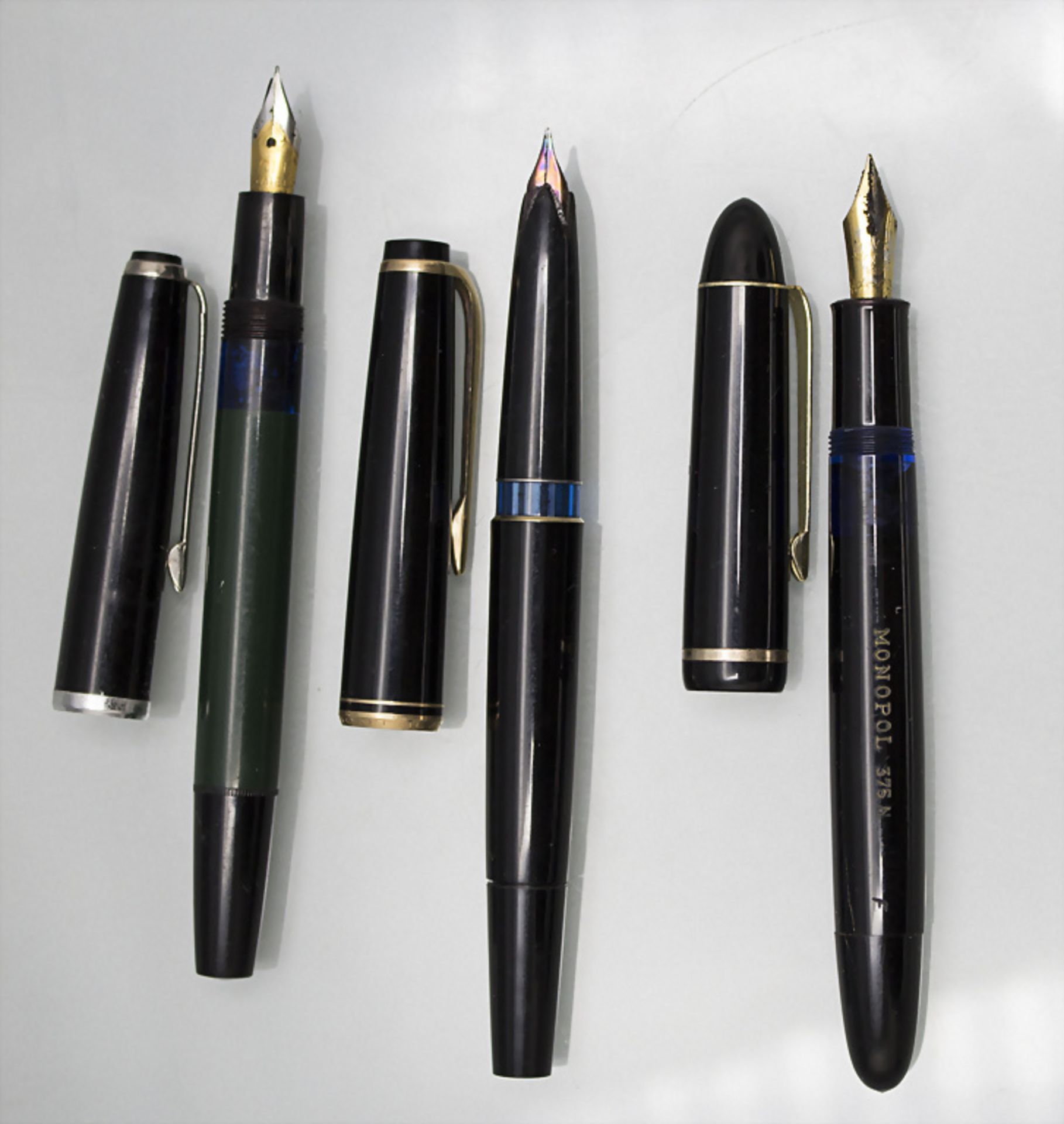 Konvolut 3 Füller / A set of three fountain pens, deutsch, um 1950 - Image 2 of 3
