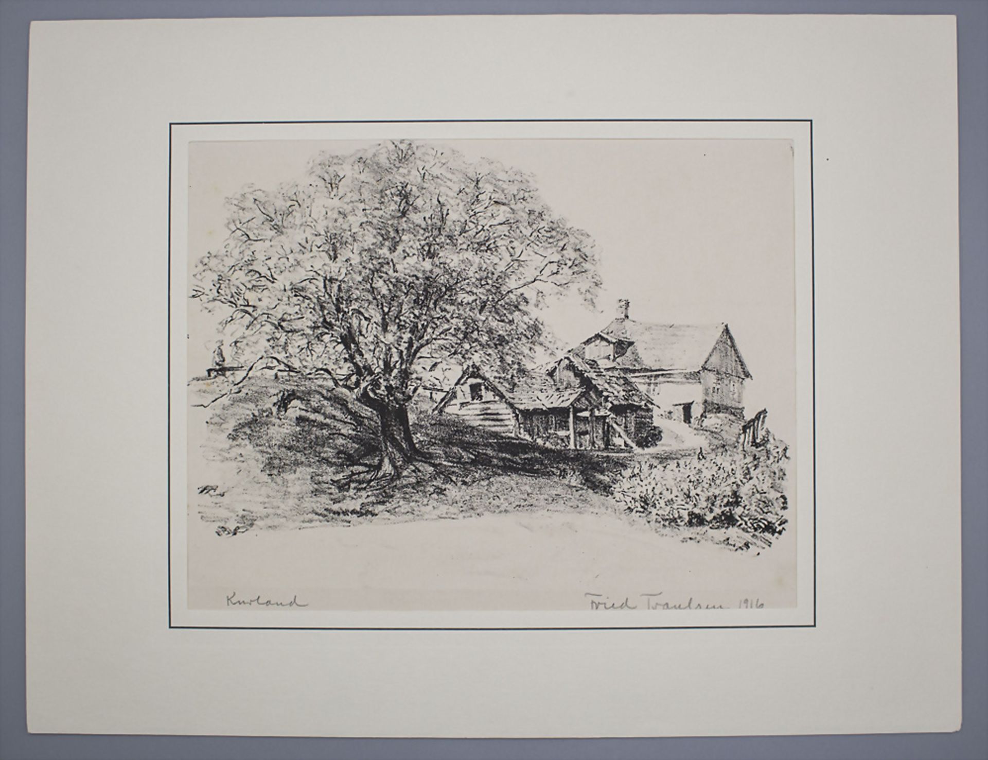 Friedrich TRAULSEN (1887-1971), 'Kurland', 1916