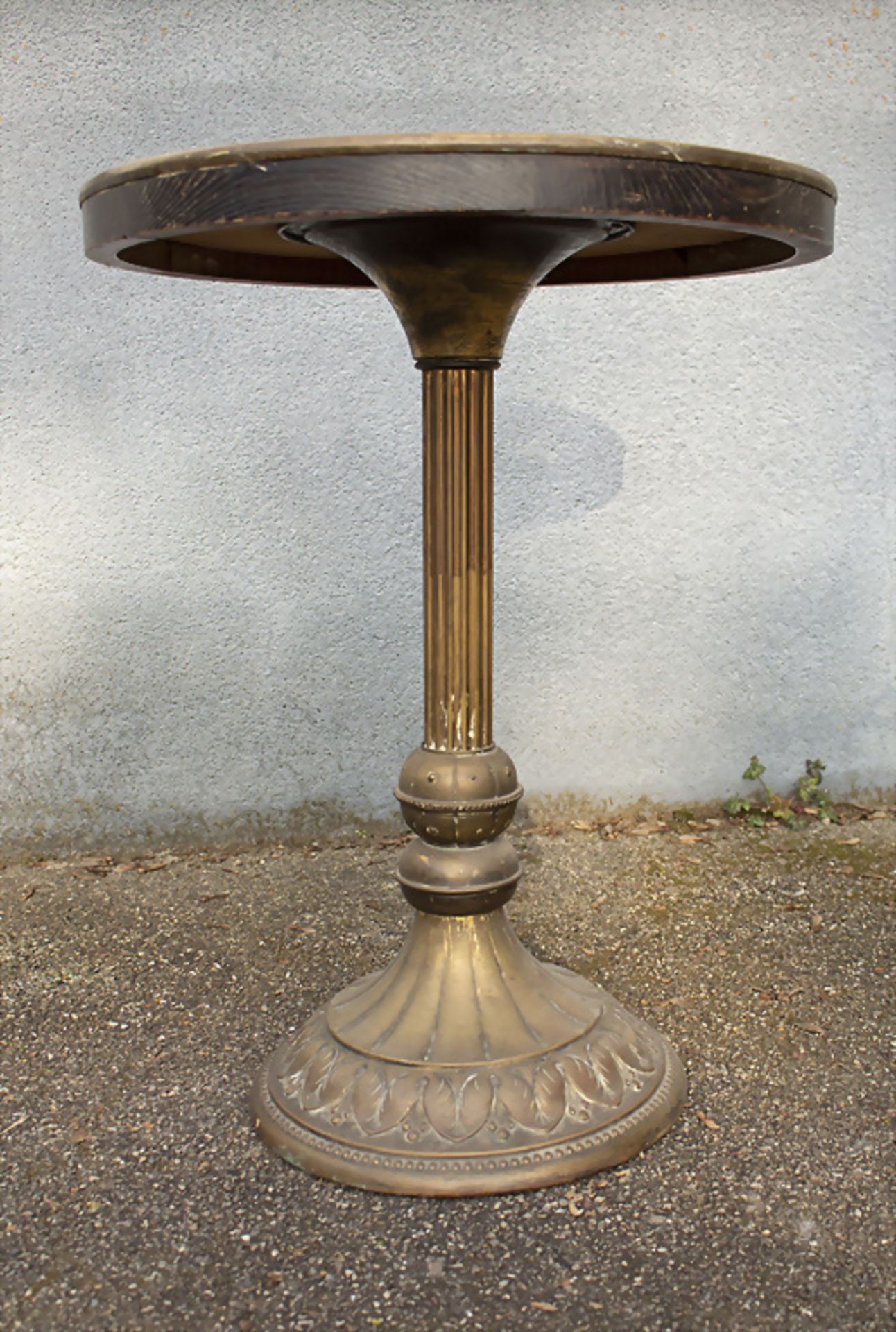 Runder Jugendstil Tisch / A round Art Nouveau table, deutsch, um 1900 - Image 4 of 5