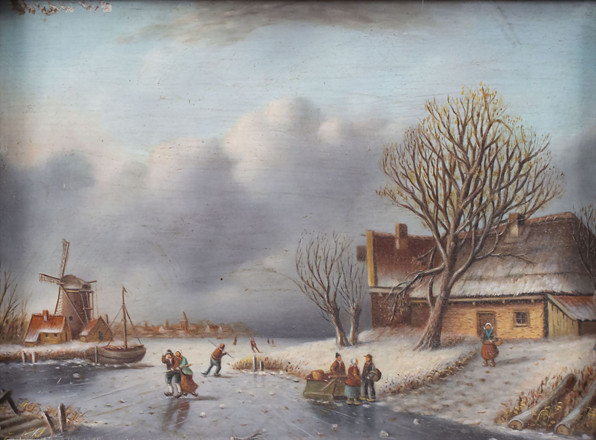 Künstler des 19. Jh., 'Winterlandschaft' / 'Winter landscape'