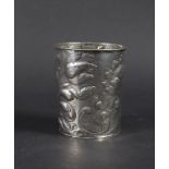 Silberbecher / A silver beaker, um 1700