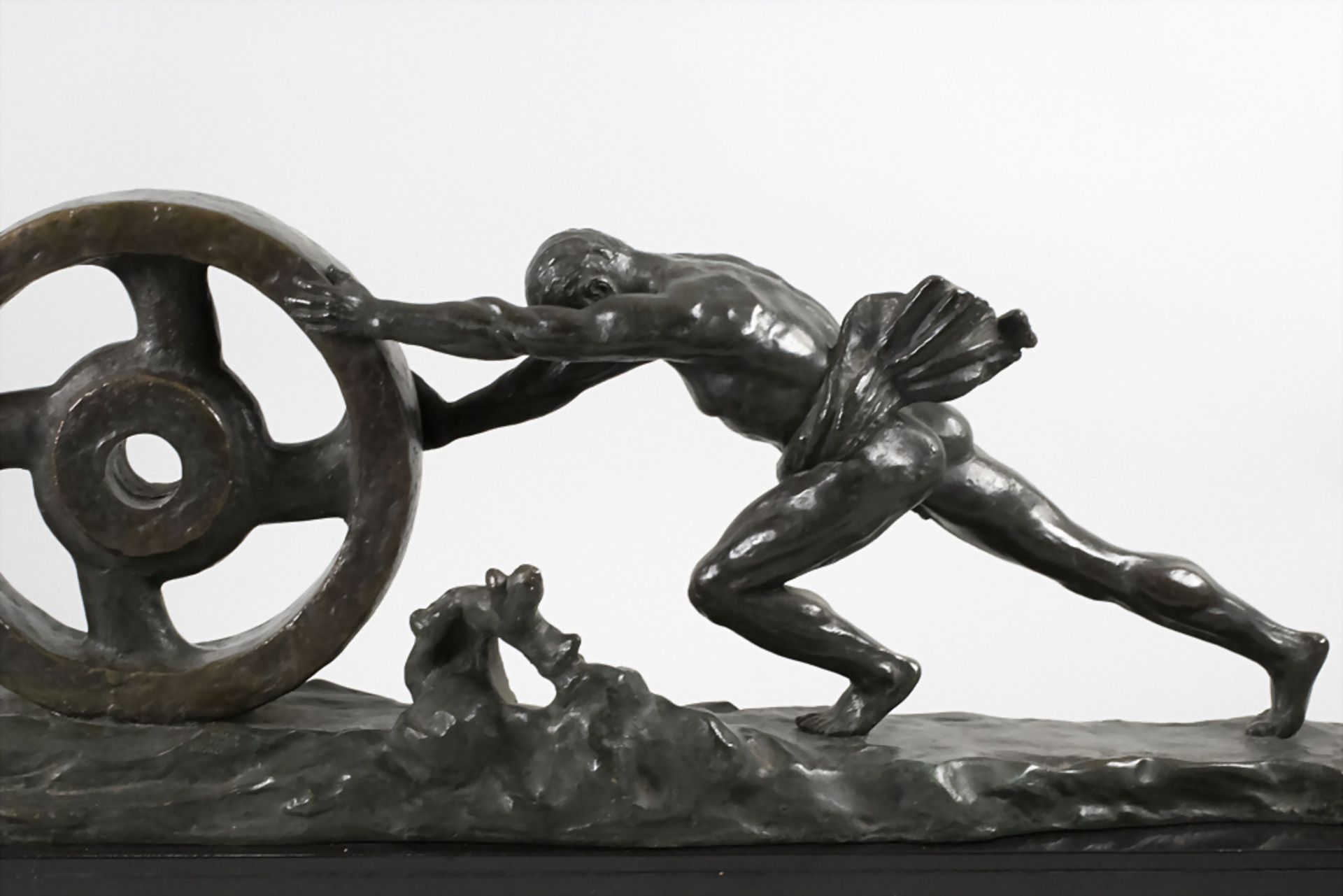 Ghanu GANTCHEFF (bulgarischer Bildhauer, um 1920 in Paris tätig), 'Athletischer, männlicher ... - Bild 7 aus 9