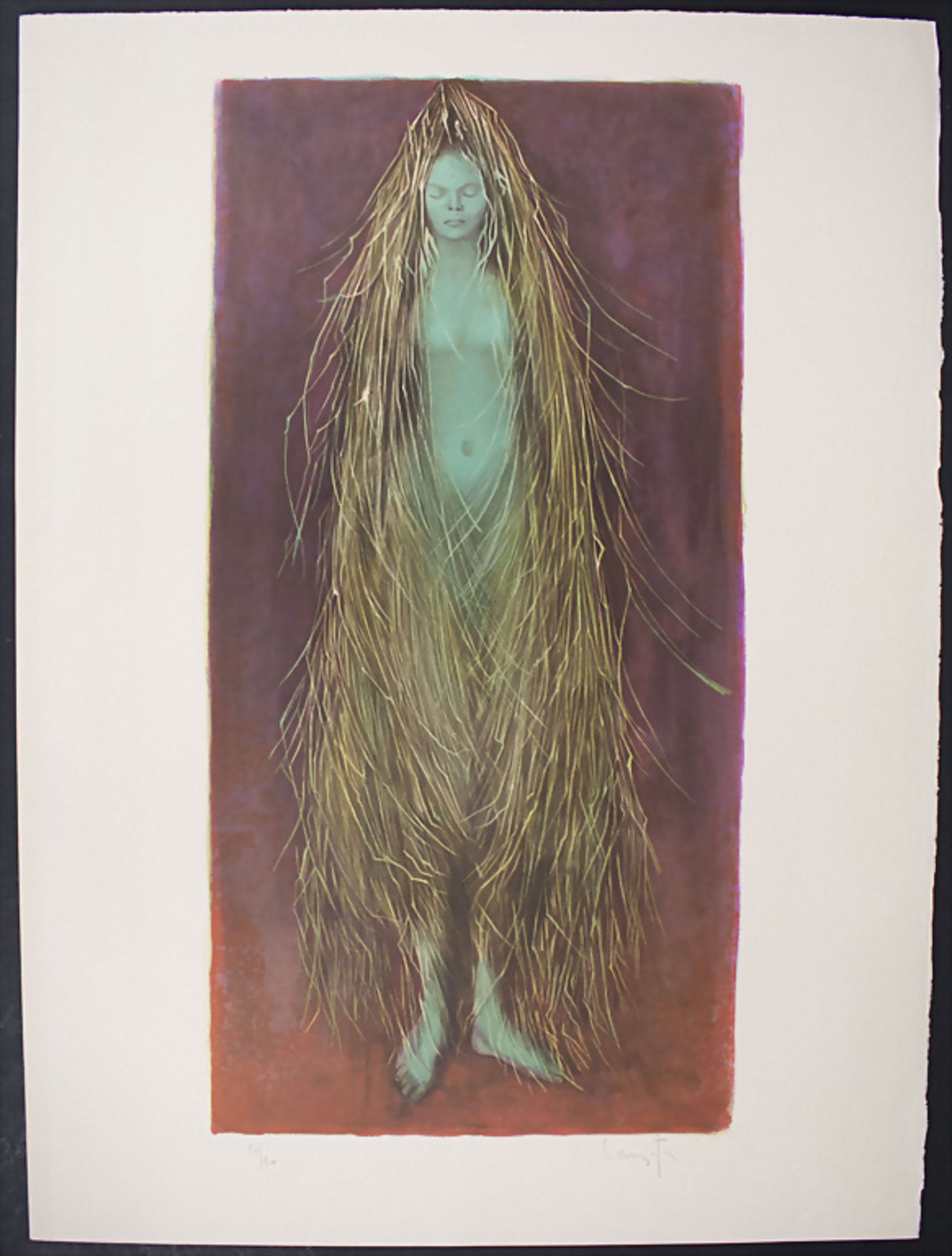 Leonor FINI (1907-1996), 'Akt mit Strohhaar' / 'A nnude with straw hair', 20. Jh. - Image 2 of 4