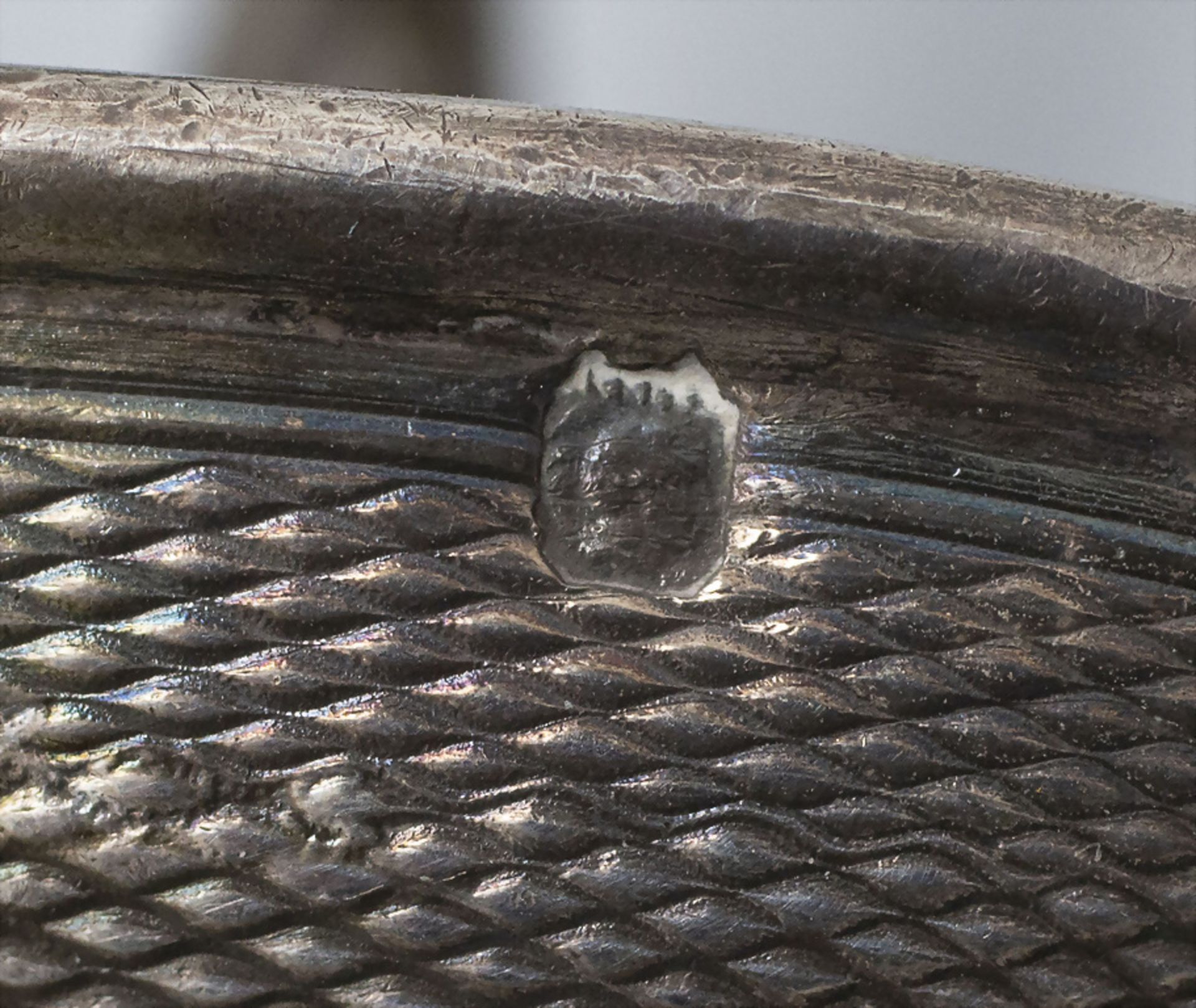 Paar Doppelsalieren / Gewürzschälchen / A pair of silver double salt cellars, Frankreich, 19. Jh. - Image 5 of 5