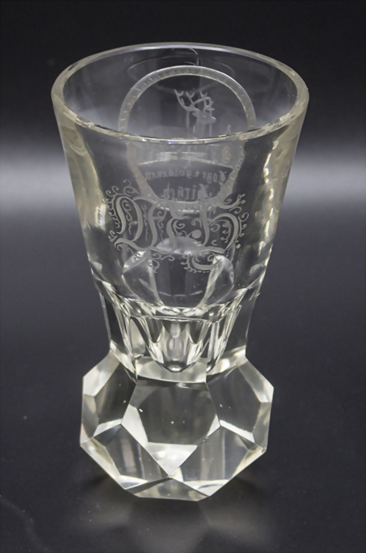 Logenglas 'Freimaurerkanone', deutsch, um 1900 - Bild 2 aus 3