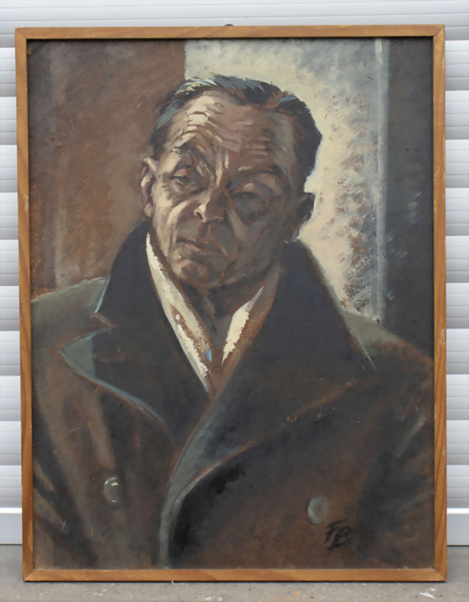 Monogrammist des 20. Jh., Herrenporträt / A portrait of gentleman - Image 2 of 5