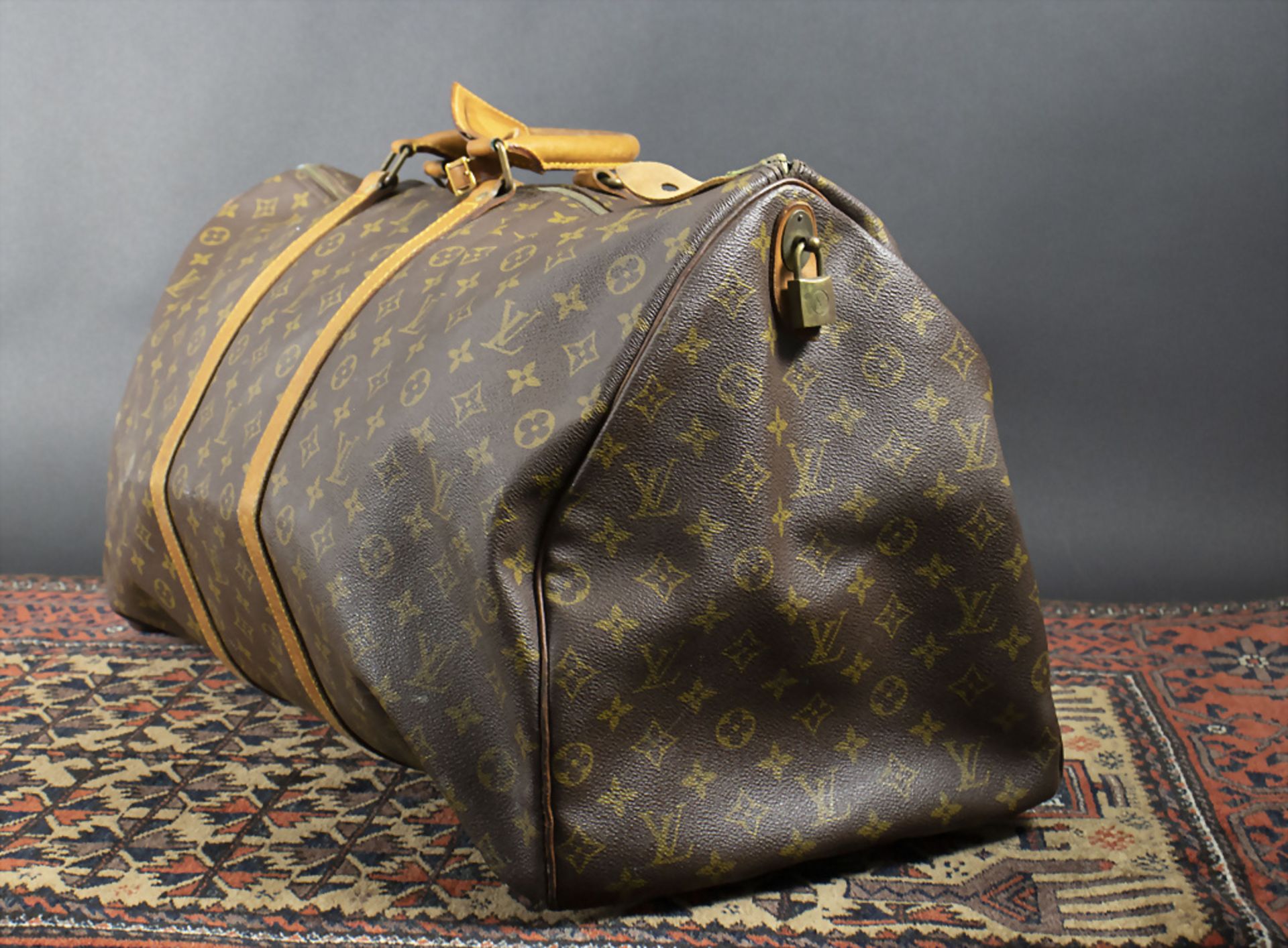 Reisetasche / A traveling bag, Louis Vuitton, Paris, 2. Hälfte 20. Jh. - Bild 4 aus 9