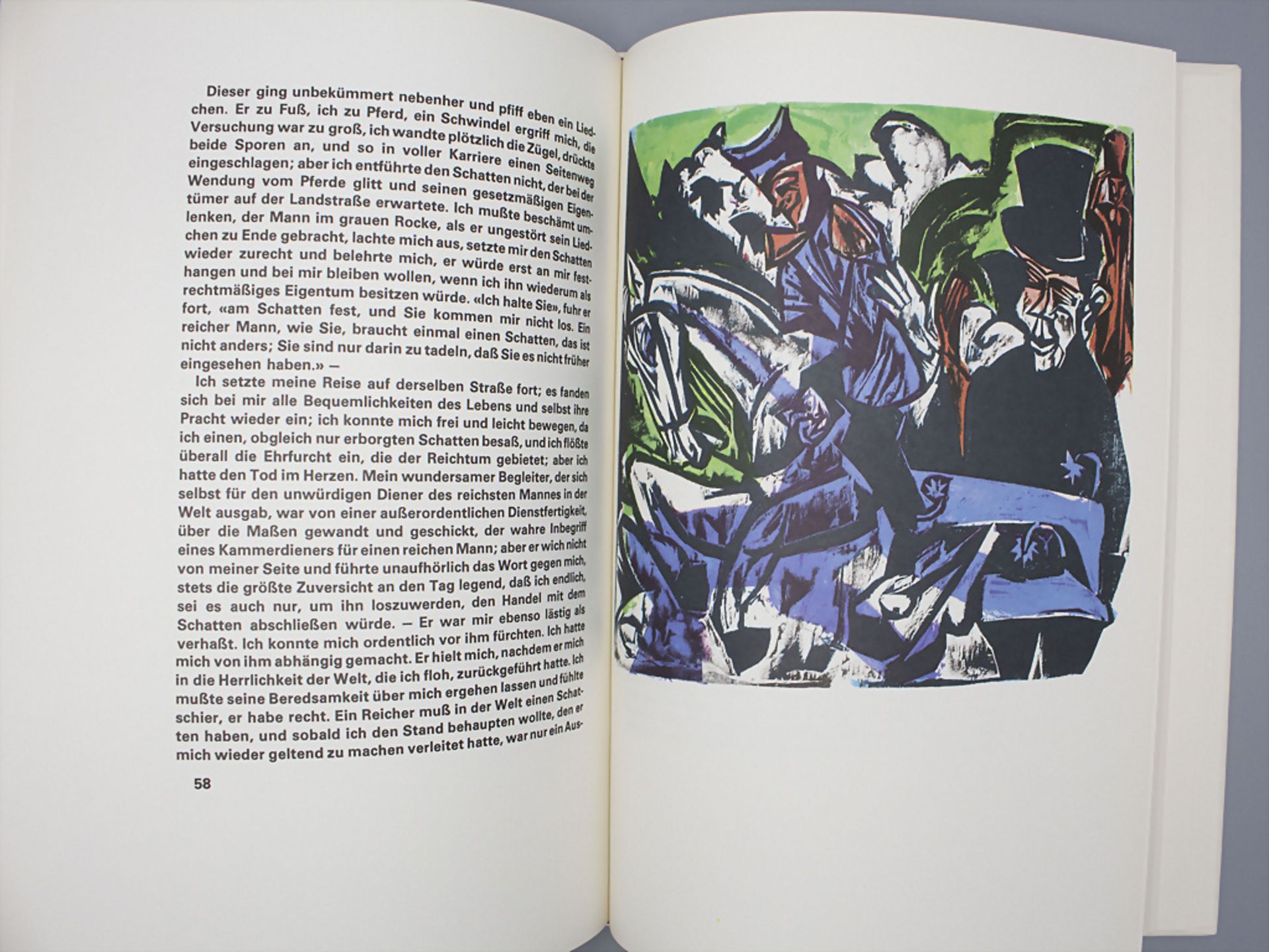 Ernst L. KIRCHNER / A.v. Chamisso: 'Peter Schlemihls wundersame Geschichte', 1980 - Bild 6 aus 6