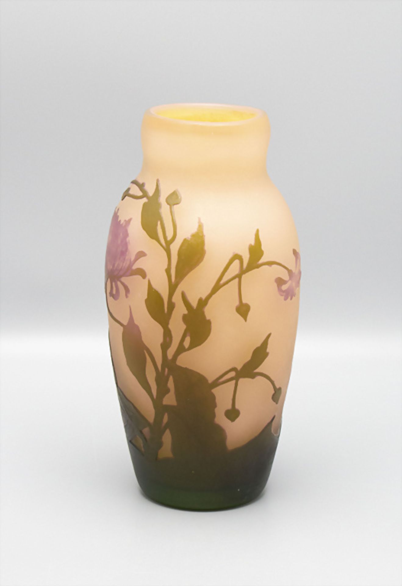 Jugendstil Vase, Arsall, Vereinigte Lausitzer Glaswerke AG, Weisswasser, 1921 - Bild 2 aus 6