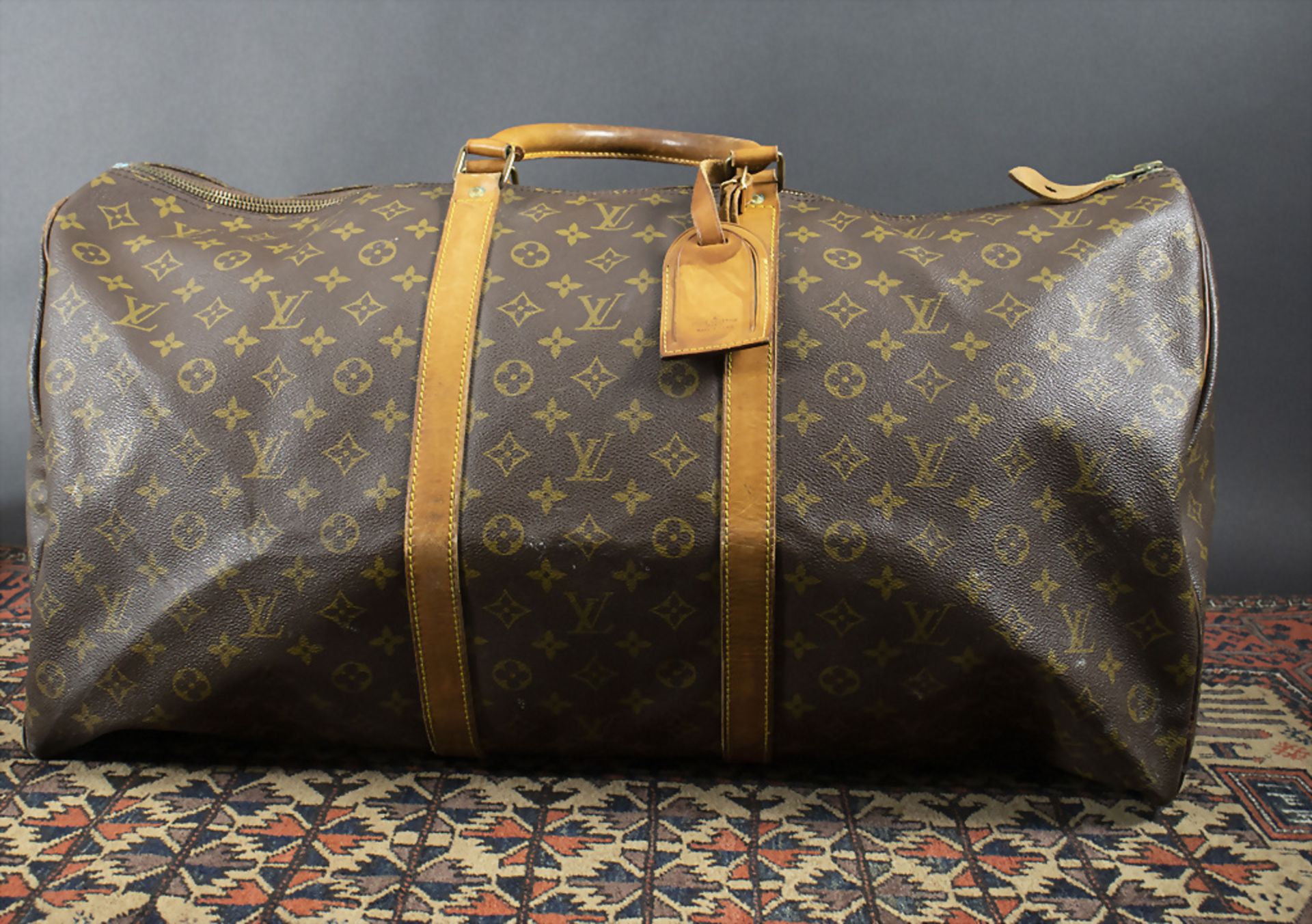 Reisetasche / A traveling bag, Louis Vuitton, Paris, 2. Hälfte 20. Jh. - Bild 5 aus 9