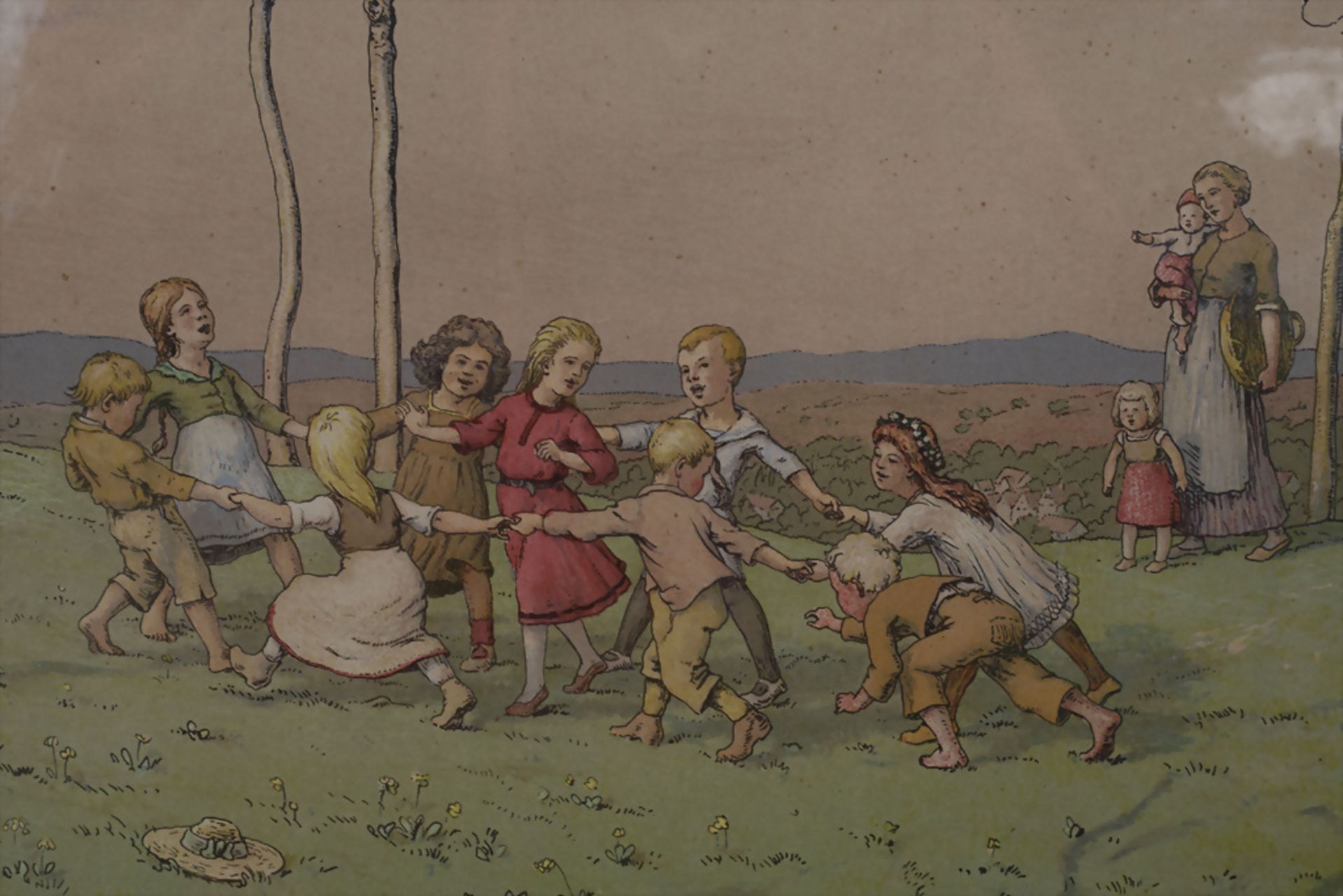 Hans Richard von VOLKMANN (1860-1927), 'Kinderreigen' / 'Children dance', 1904 - Image 4 of 5
