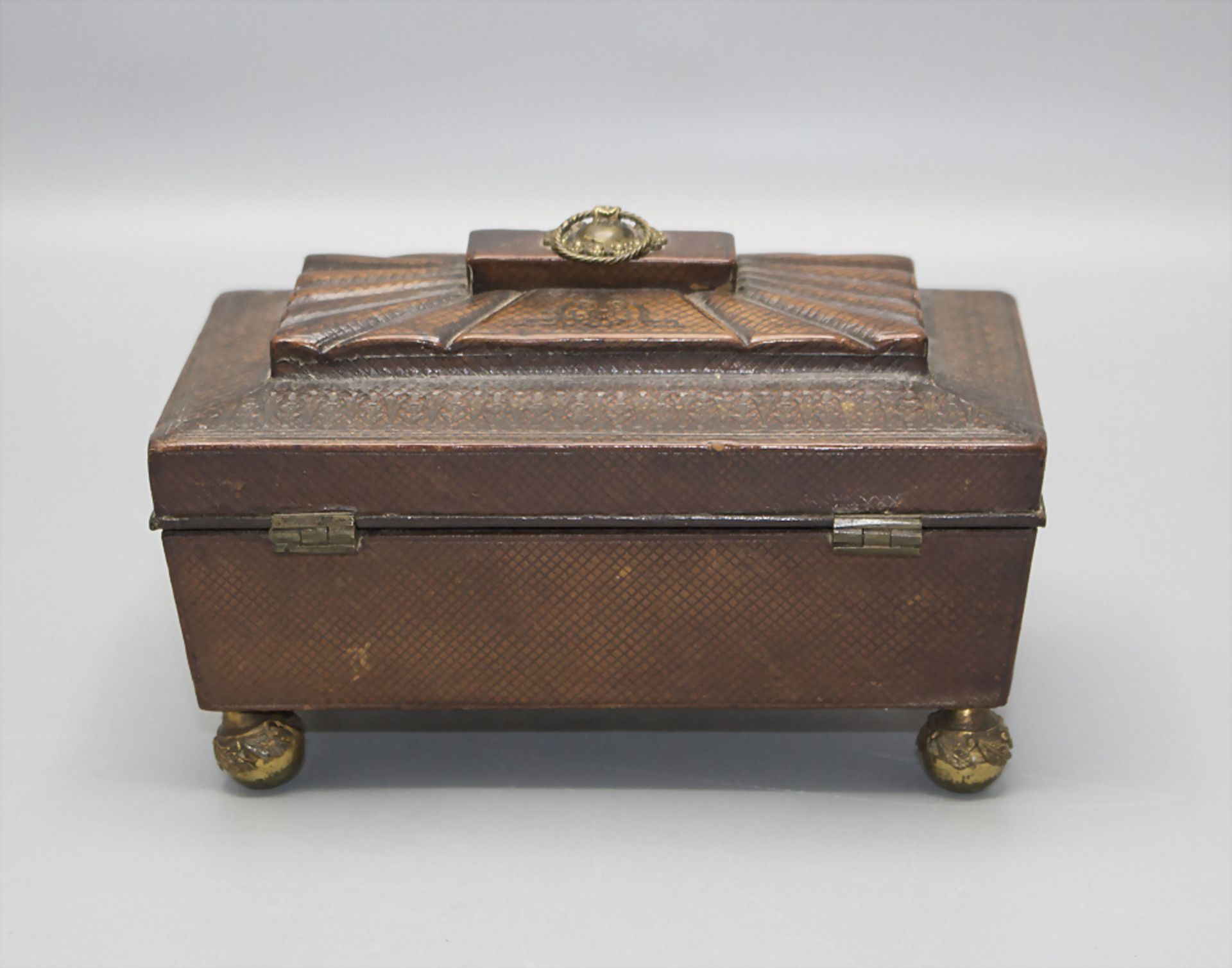 Schmuckdose / A jewellery box, 19. Jh. - Bild 6 aus 7