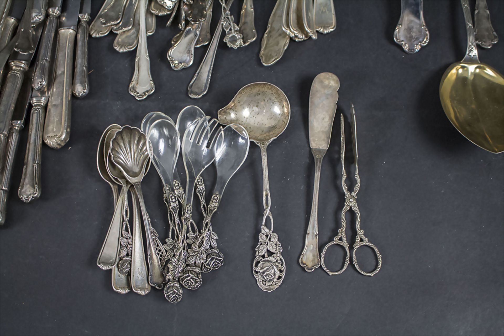 Konvolut versilbertes Besteck / A set of silver plated cutlery - Bild 2 aus 5