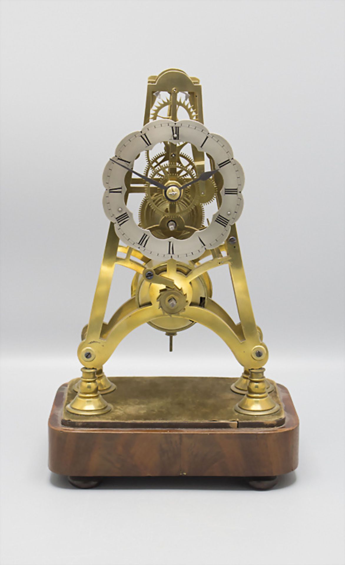 Skelettuhr / A skeleton clock, England, 19. Jh.