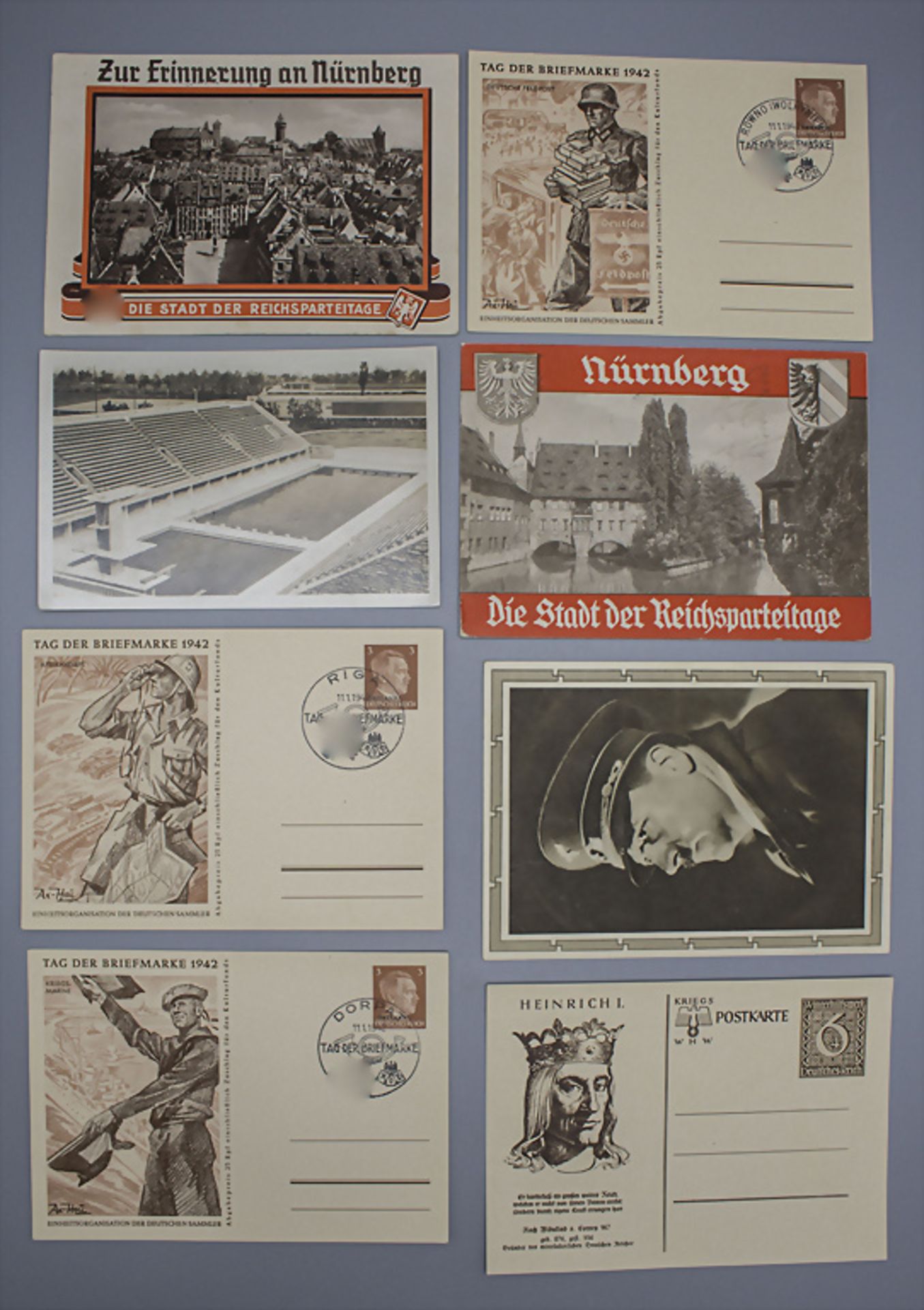 Sammlung Propaganda Postkarten Drittes Reich / A collection of propaganda postcards, Third Reich