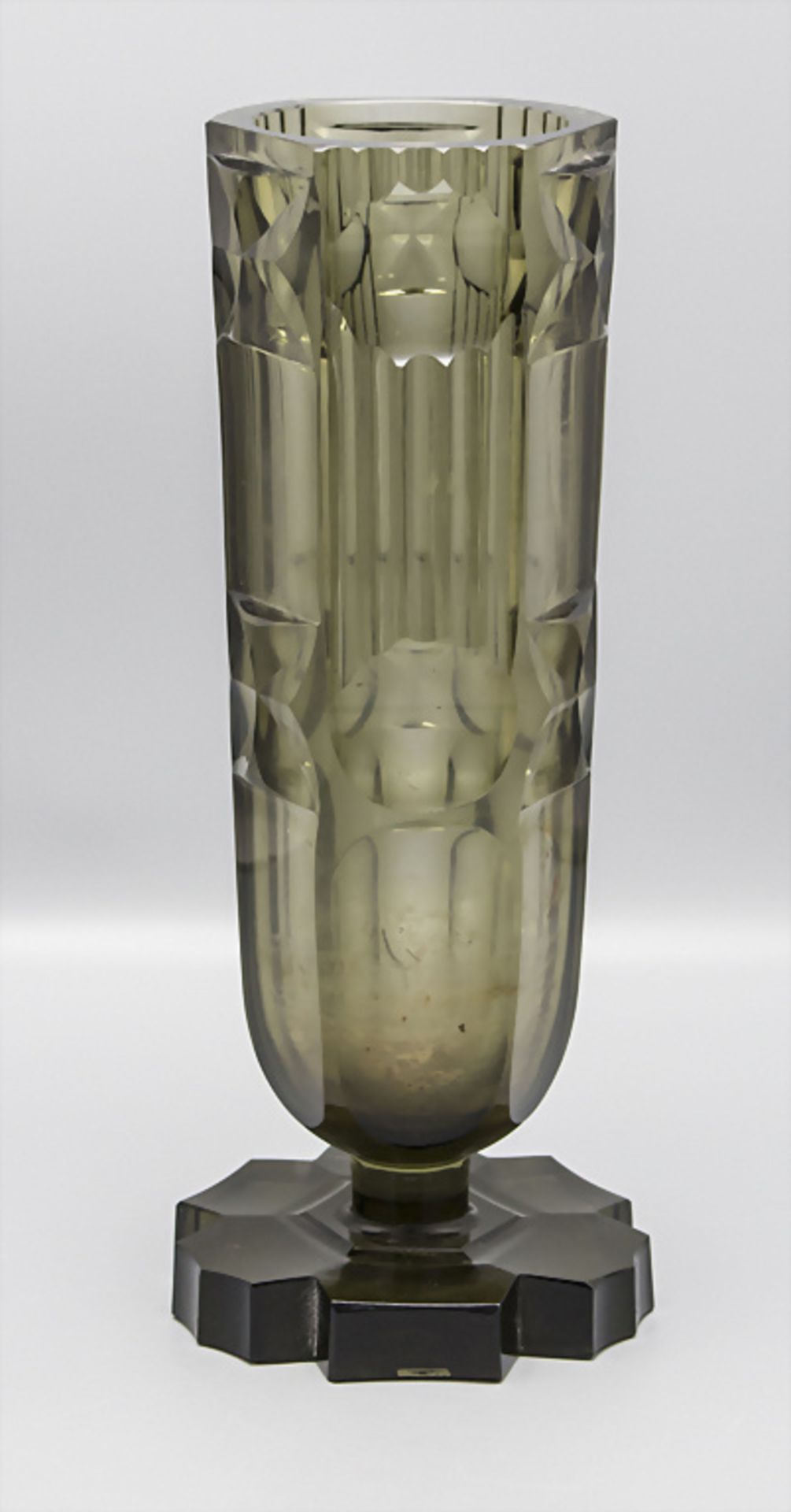 Große Art Déco Vase / A large Art Deco vase, Ludwig Moser, Karlsbad, um 1925 - Bild 2 aus 4