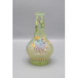 Uranglas Vase / An uranium glass vase, Max Rade für Fritz Heckert, Petersdorf, um 1900