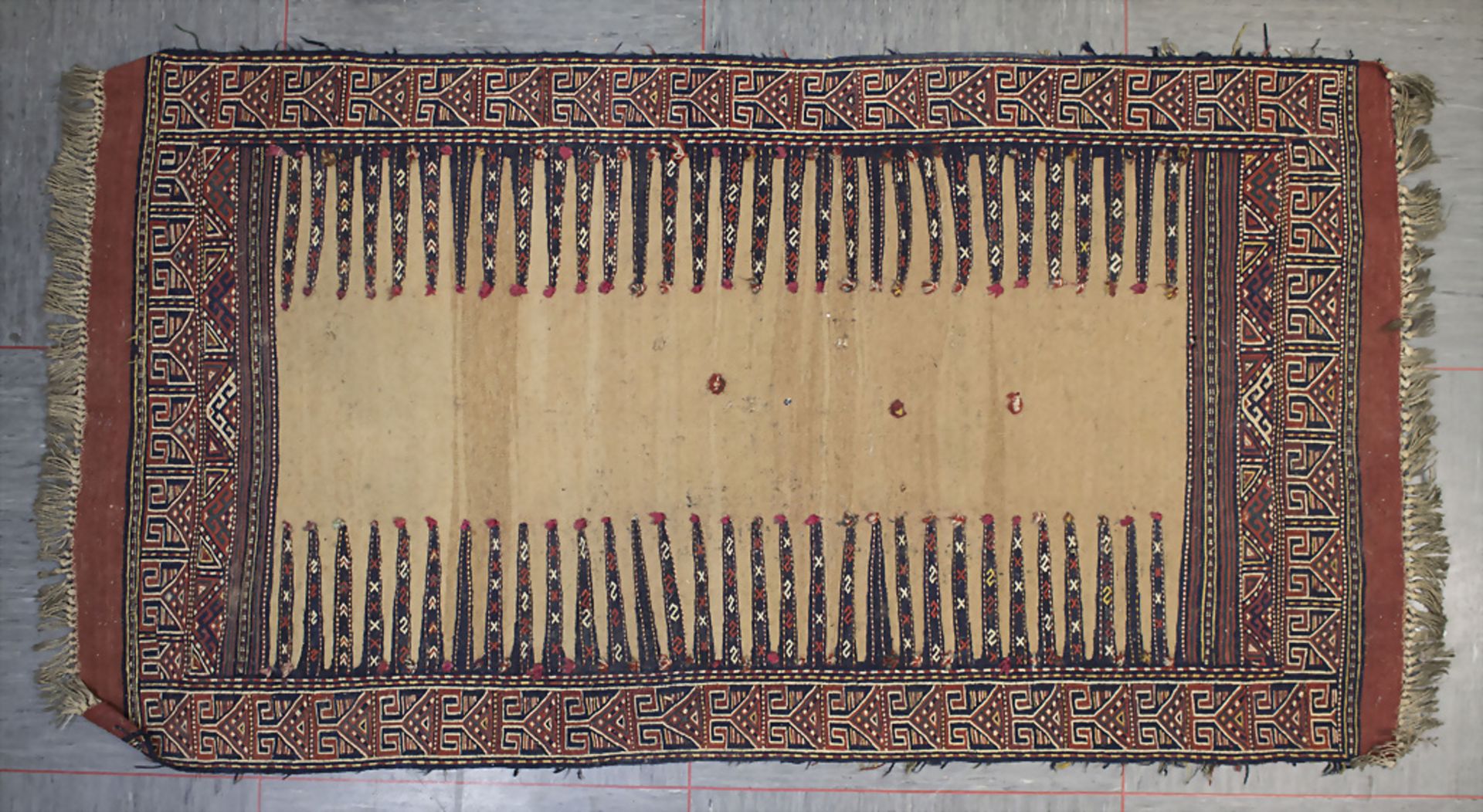 Antiker Teppich, Flachgewebe, Kaukasien / An antique carpet, Caucasia