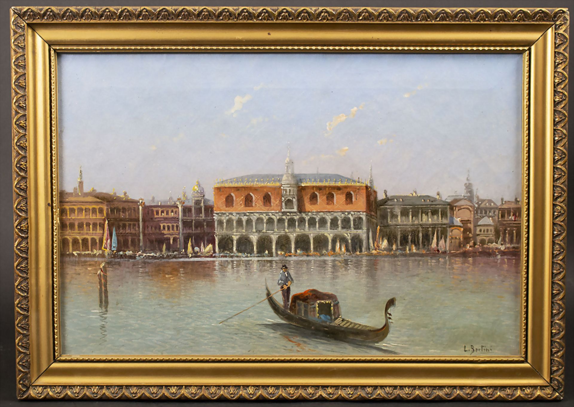 Karl KAUFMANN (1843-1902/05), 'Ansicht von Venedig' / ' A Venice view', um 1888 - Image 2 of 5