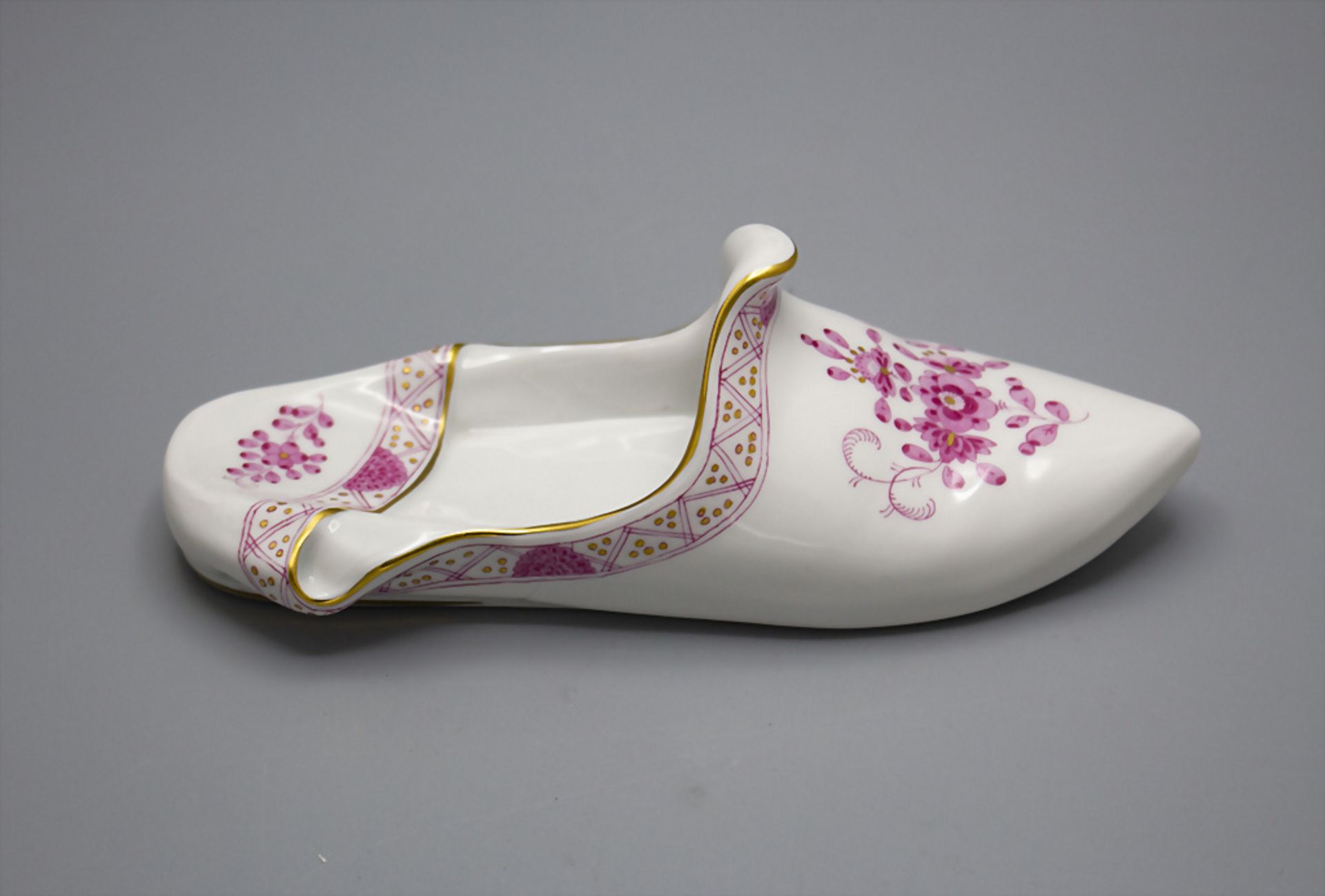 Porzellan Schuh / A porcelain slipper, Meissen, 20. Jh.