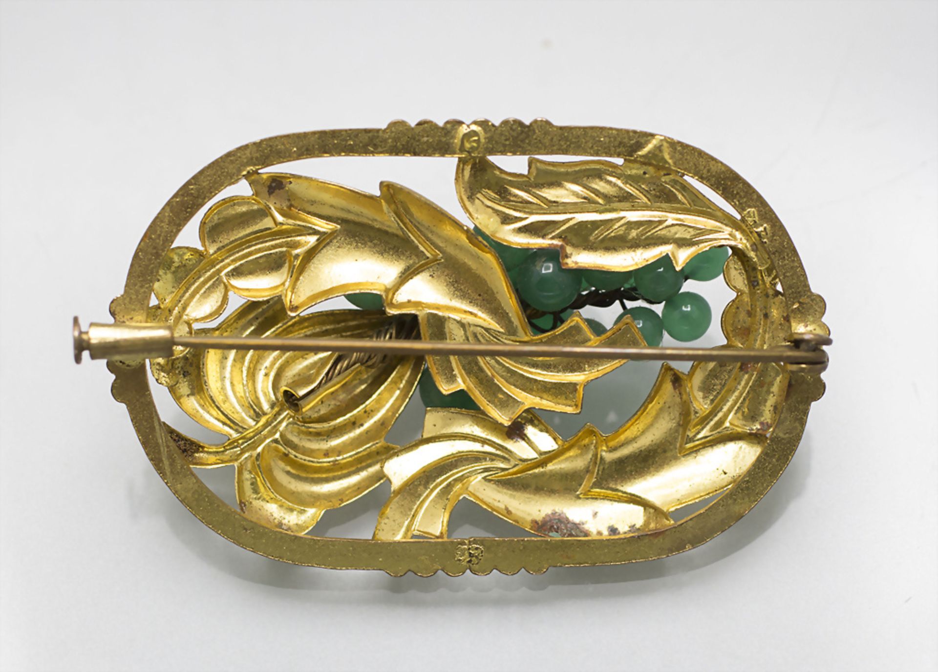 Jugendstil Brosche / An Art Nouveau brooch, wohl deutsch, um 1910 - Bild 2 aus 2