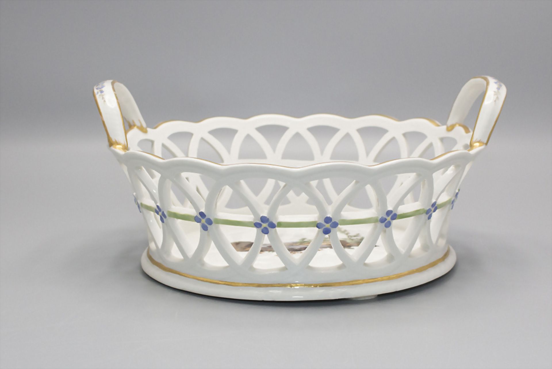 Porzellankorb / A porcelain basket, Fürstenberg, 18. Jh. - Image 4 of 4
