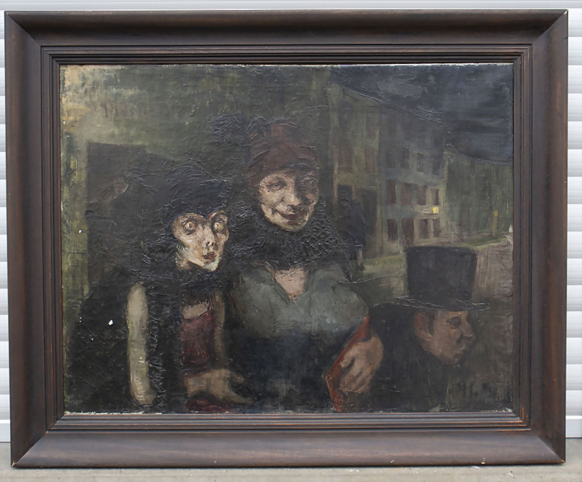 Miron SIMA (1902-1999), 'Eine dunkle Gasse' / 'A dark alley', 1929