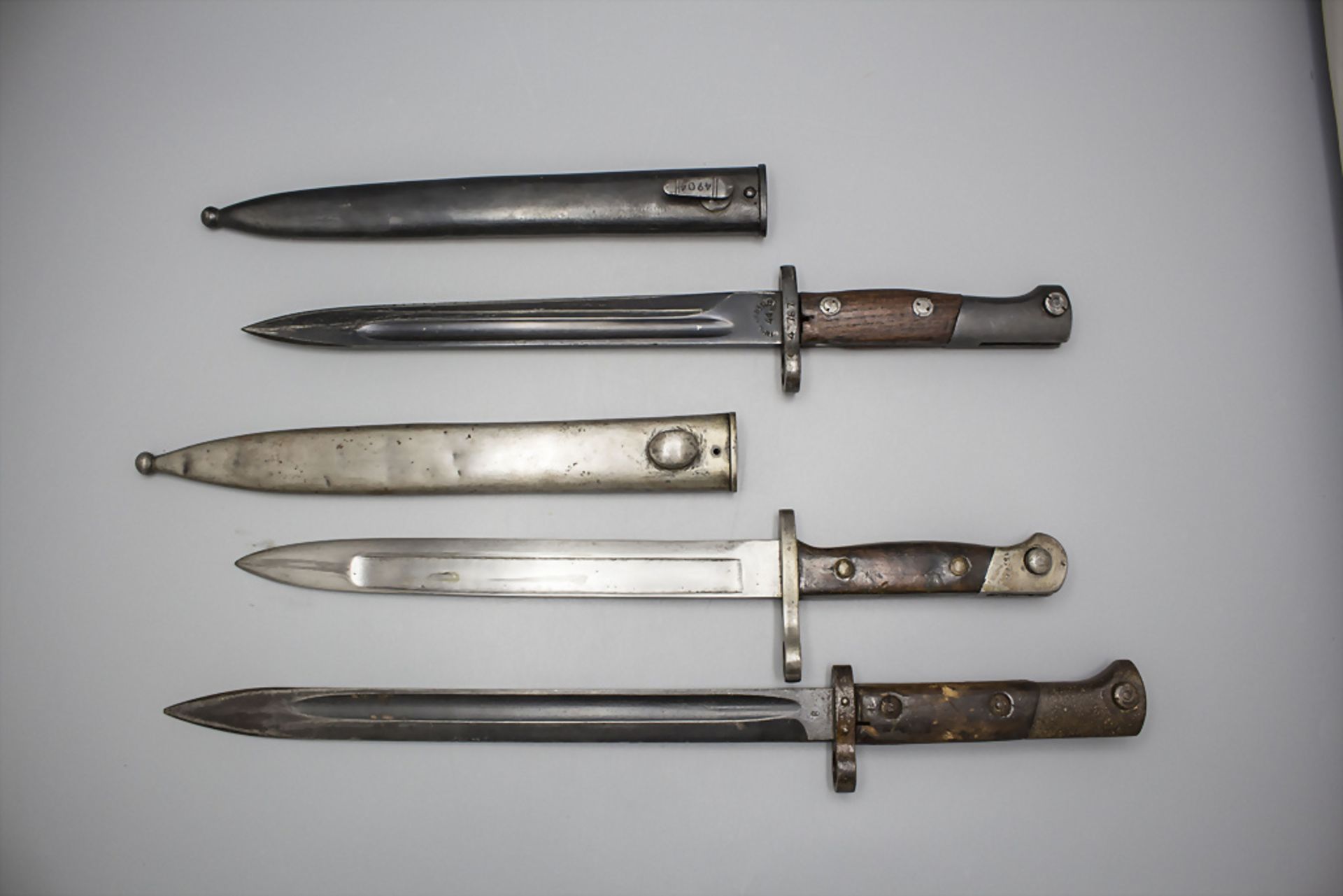 3 Bajonette 1./2. Weltkrieg / 3 bayonets, WW I / WW II - Image 2 of 3