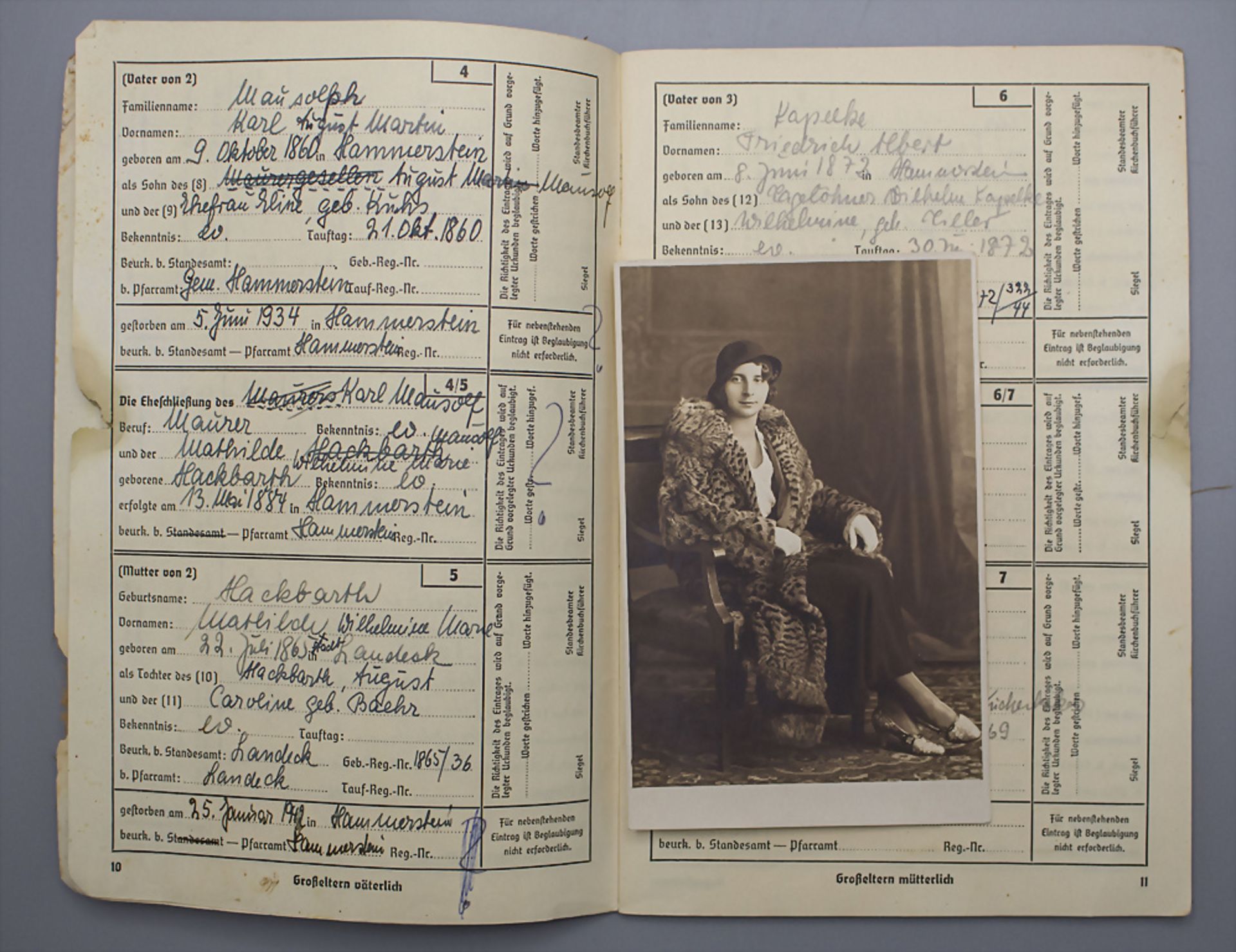 Sammlung Ausweisdokumente und Schriftstücke / A collection of identification documents, ... - Bild 4 aus 5