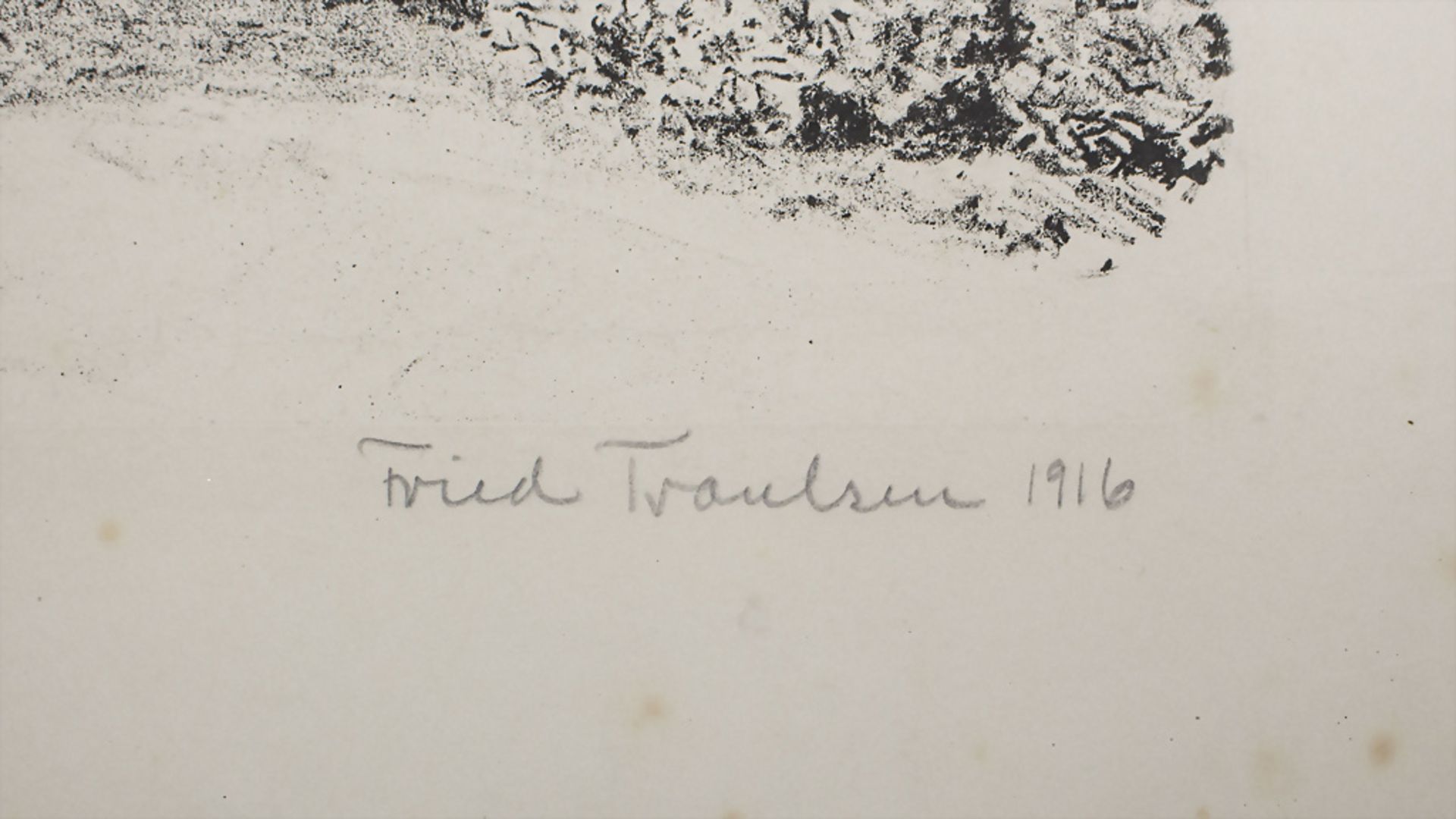 Friedrich TRAULSEN (1887-1971), 'Kurland', 1916 - Bild 4 aus 5