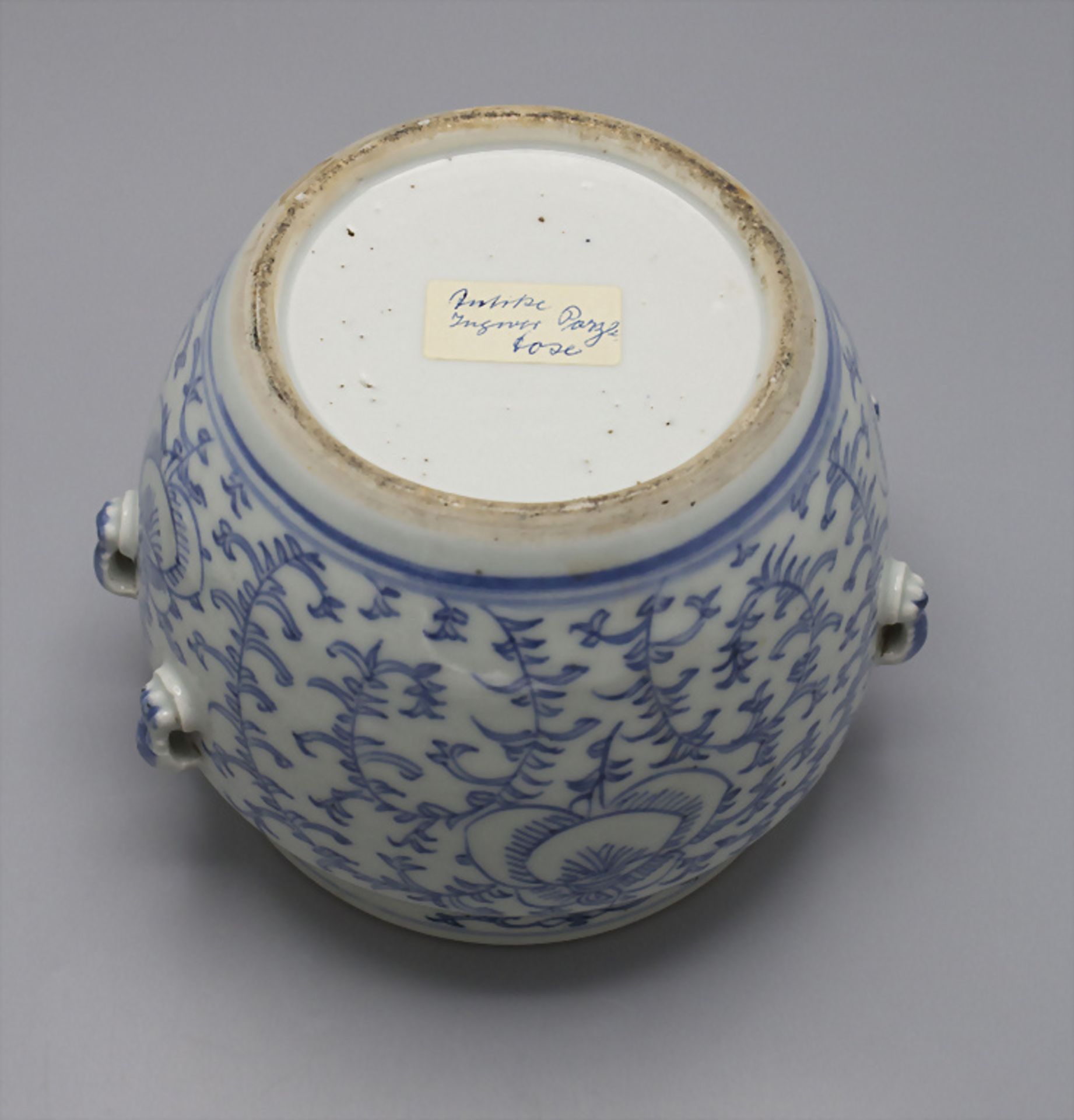 Porzellan Ingwertopf / A porcelain ginger pot, China - Image 6 of 6