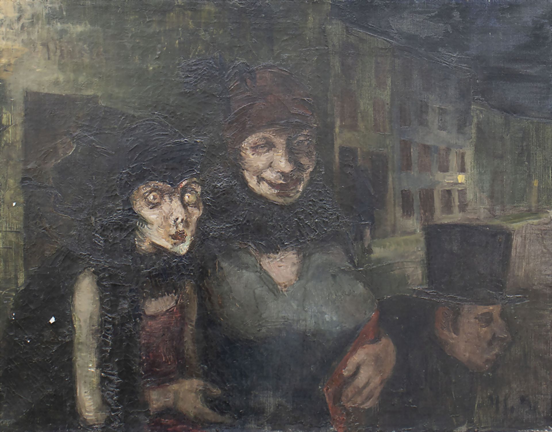 Miron SIMA (1902-1999), 'Eine dunkle Gasse' / 'A dark alley', 1929 - Bild 2 aus 8