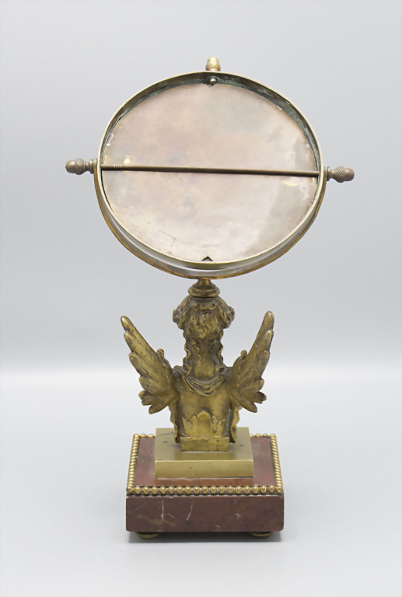 Bronze Tischspiegel mit Nike / A bronze mirror with Nike, Frankreich, 19. Jh. - Image 3 of 6