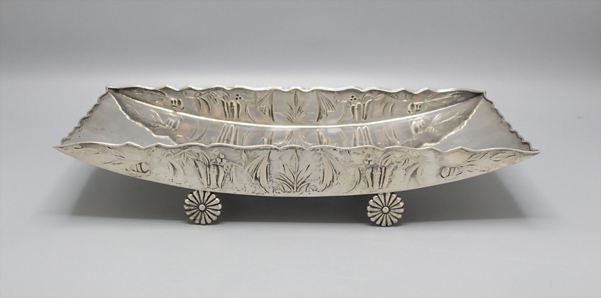 Art Déco Silberschale / An Art Deco silver bowl, Oswald Richter-Engel, Saarbrücken, um 1925