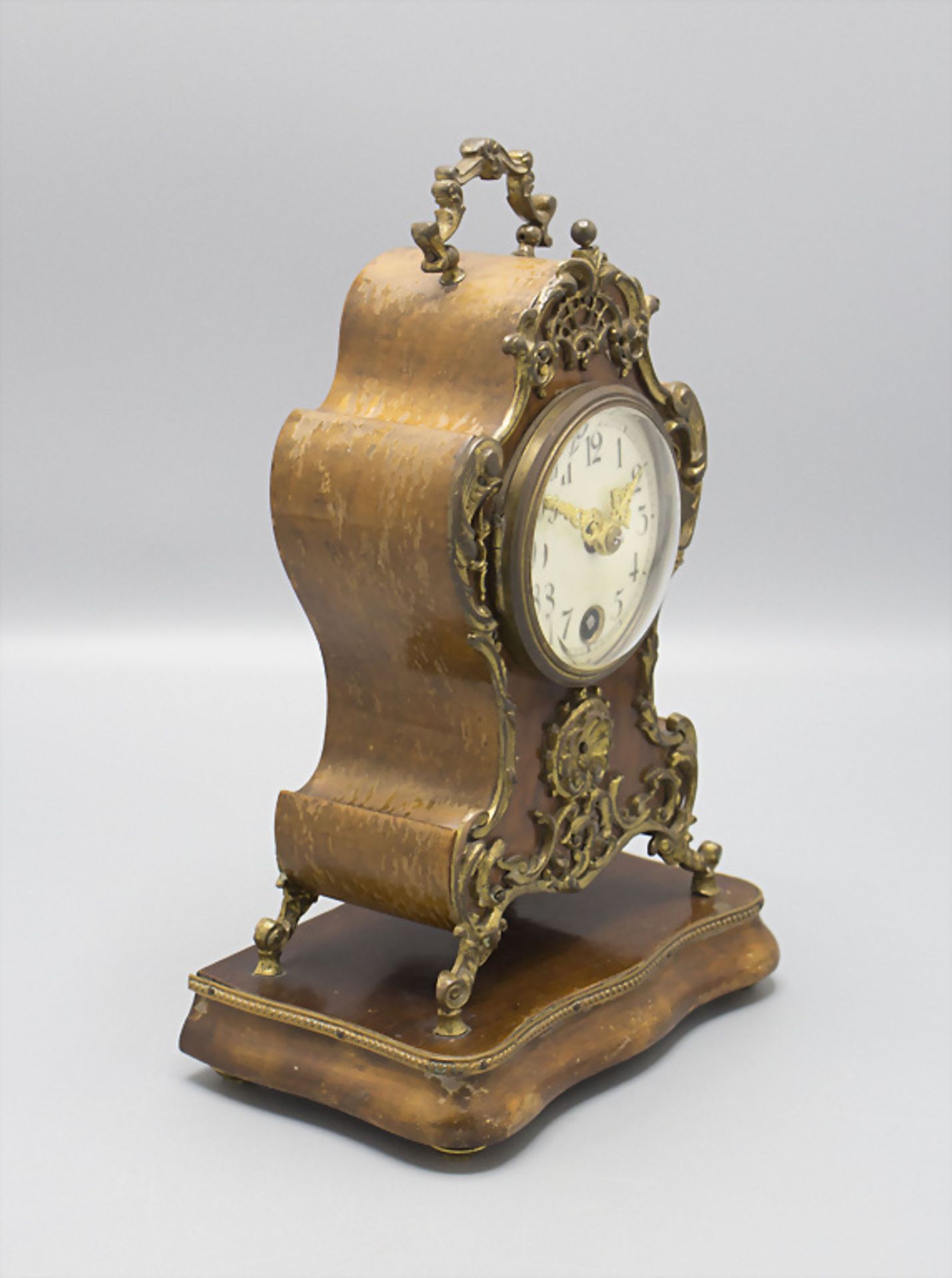 Lenzkirch Kaminuhr / A mantelpiece clock, um 1910 - Image 7 of 8