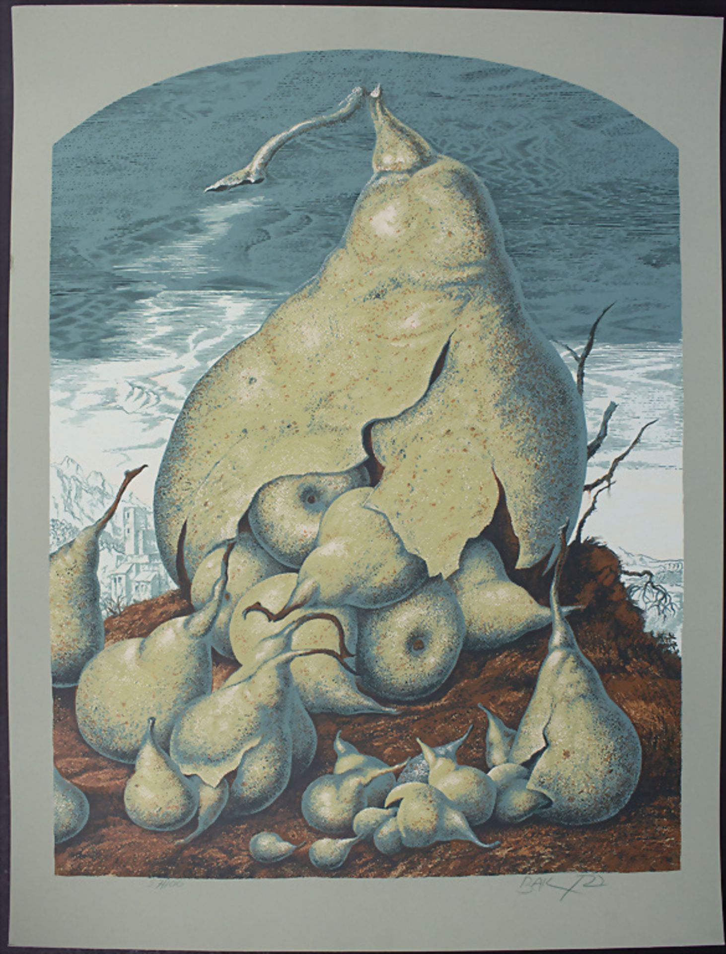 Samuel BAK (*1933), 'Birnen' / 'Pears', 1970er Jahre - Image 2 of 4