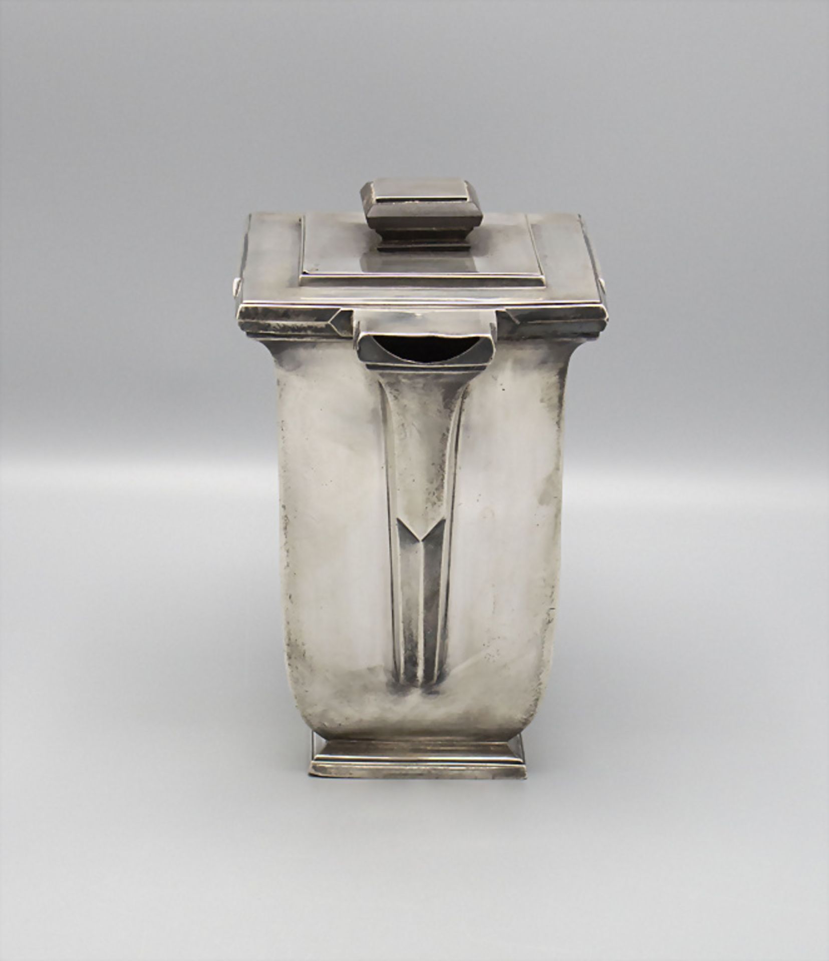 Art Déco Kaffekanne / An Art Deco silver coffee pot, Maison Aschwege, Paris, um 1925 - Image 3 of 7