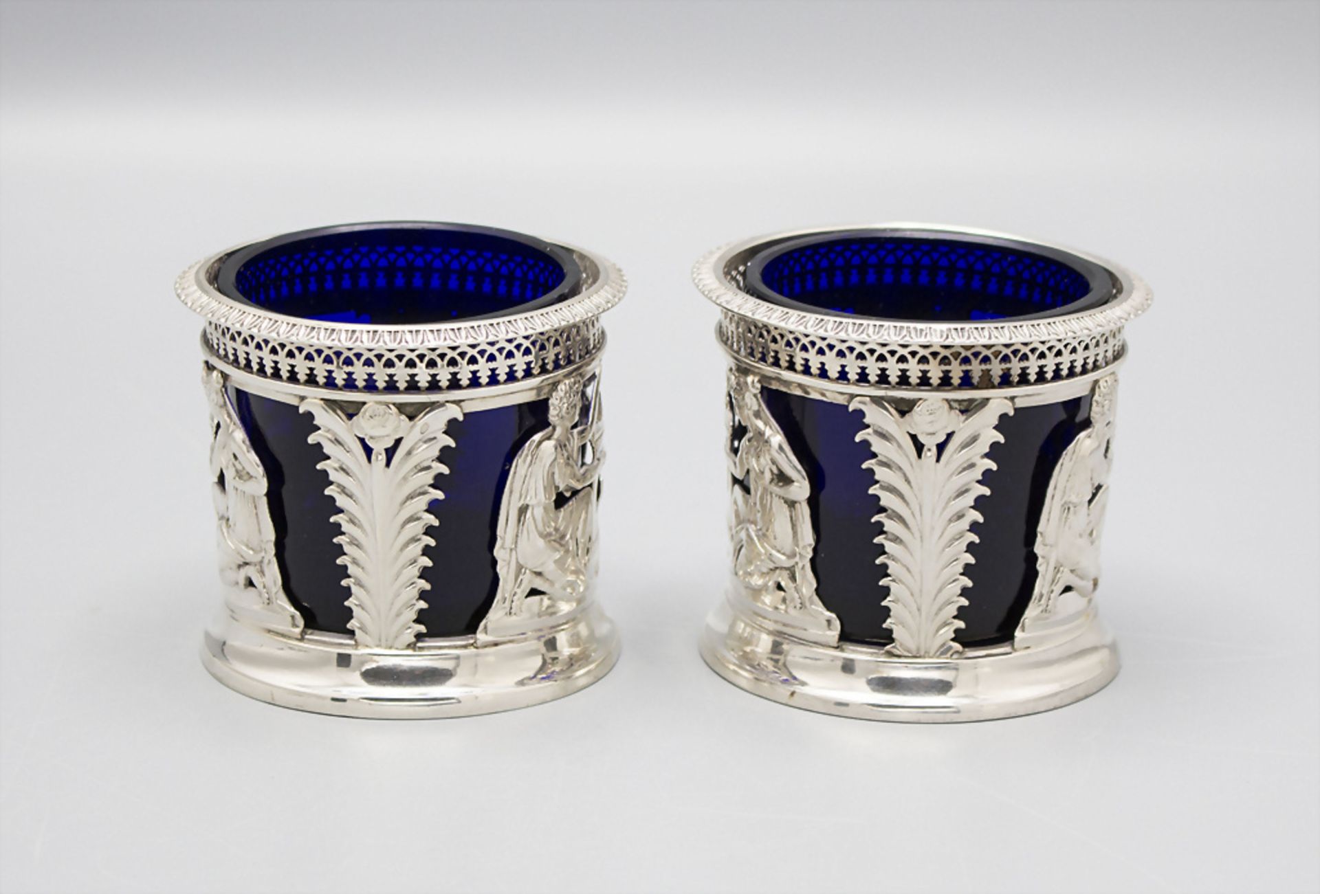 2 Salieren / Two silver salt cellars, D. Garreau, Paris, 1819-1825 - Bild 2 aus 7