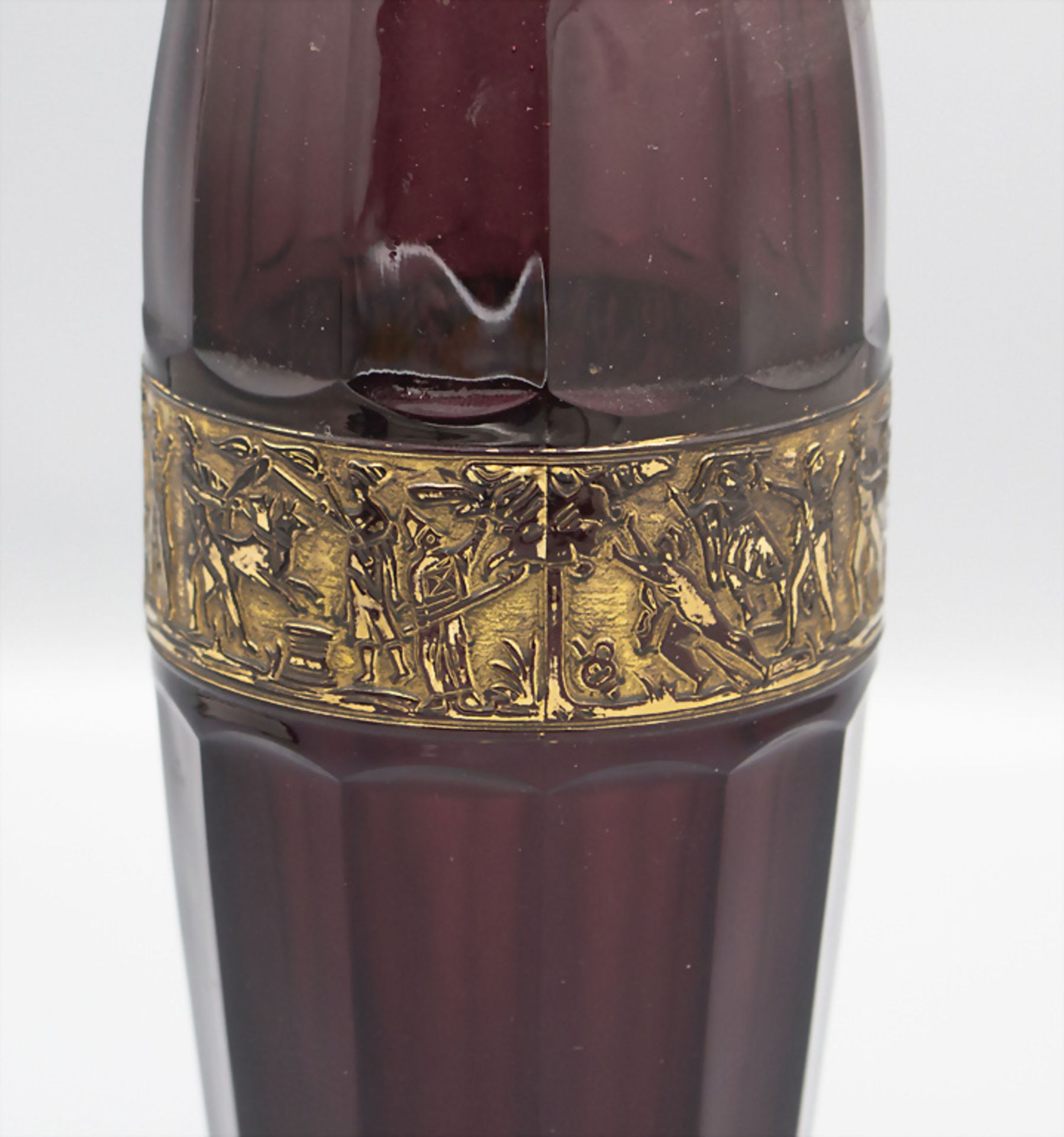 Vase mit Figurenfries, Sächsische Glasfabrik August Walther & Soehne, um 1930 - Image 4 of 5