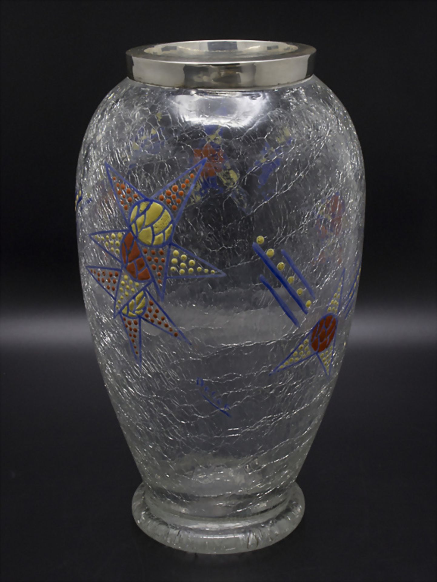 Art Déco Vase / Art Deco Glass Vase, deutsch, um 1920