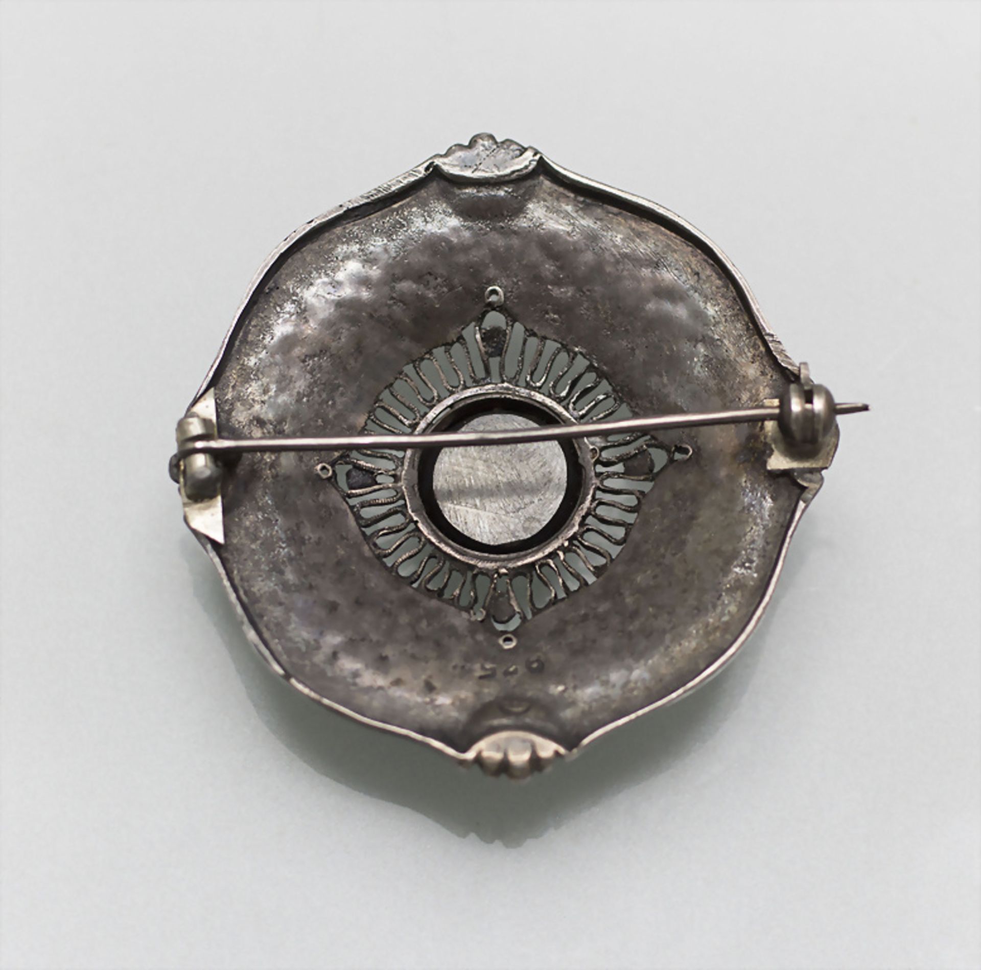 Art Déco Brosche / An Art Deco silver brooch, Theodor Fahrner, Pforzheim, um 1925 - Bild 2 aus 2