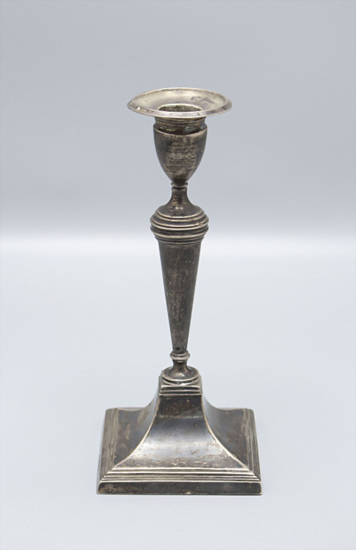 Empire Kerzenleuchter / An Empire silver candlestick, G. Diaz, Cadiz, Spanien, 1817