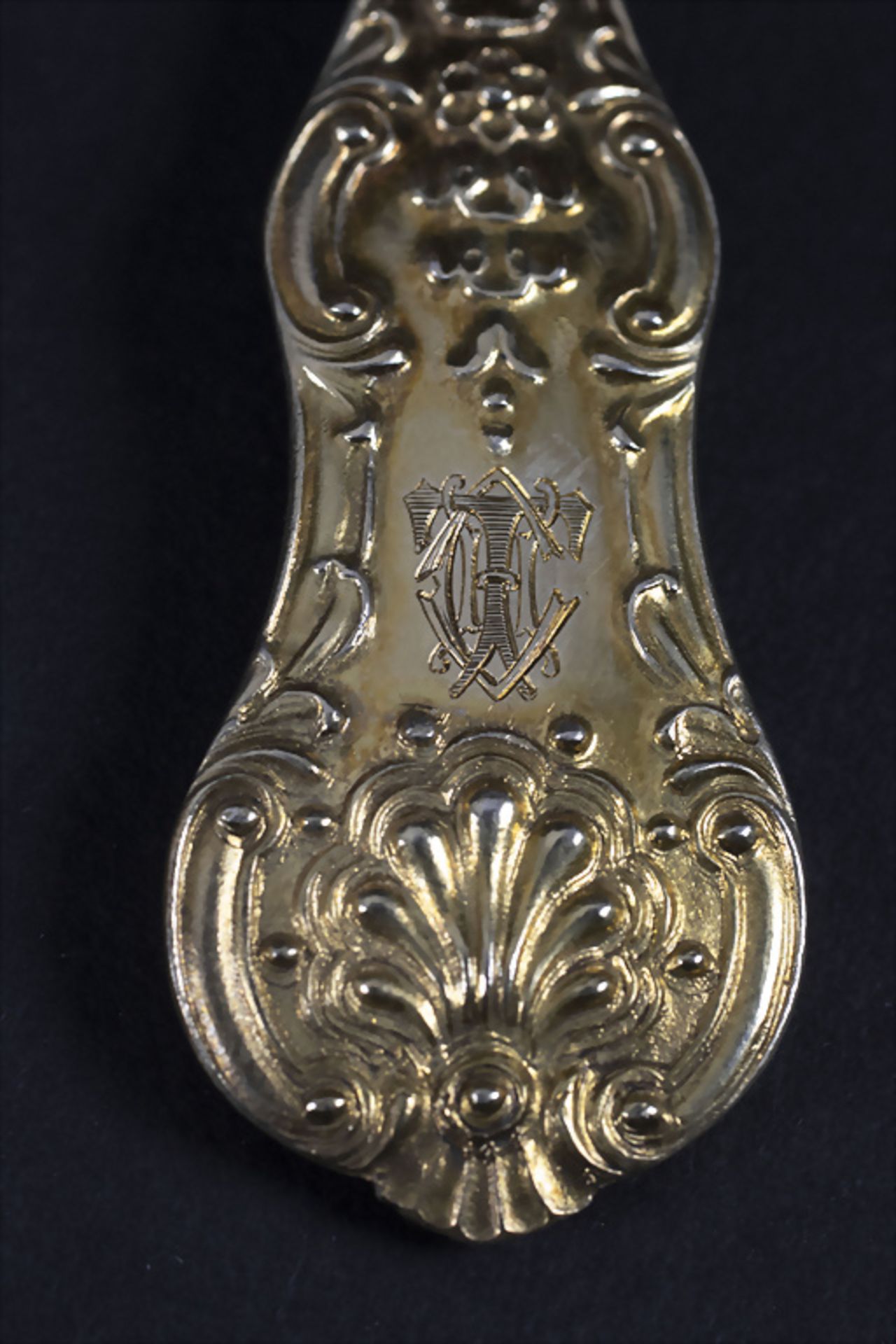 Silberbesteck für 24 Personen / 72 pieces of gilded silver cutlery, Francois Xavier Jeannotat, ... - Bild 8 aus 12