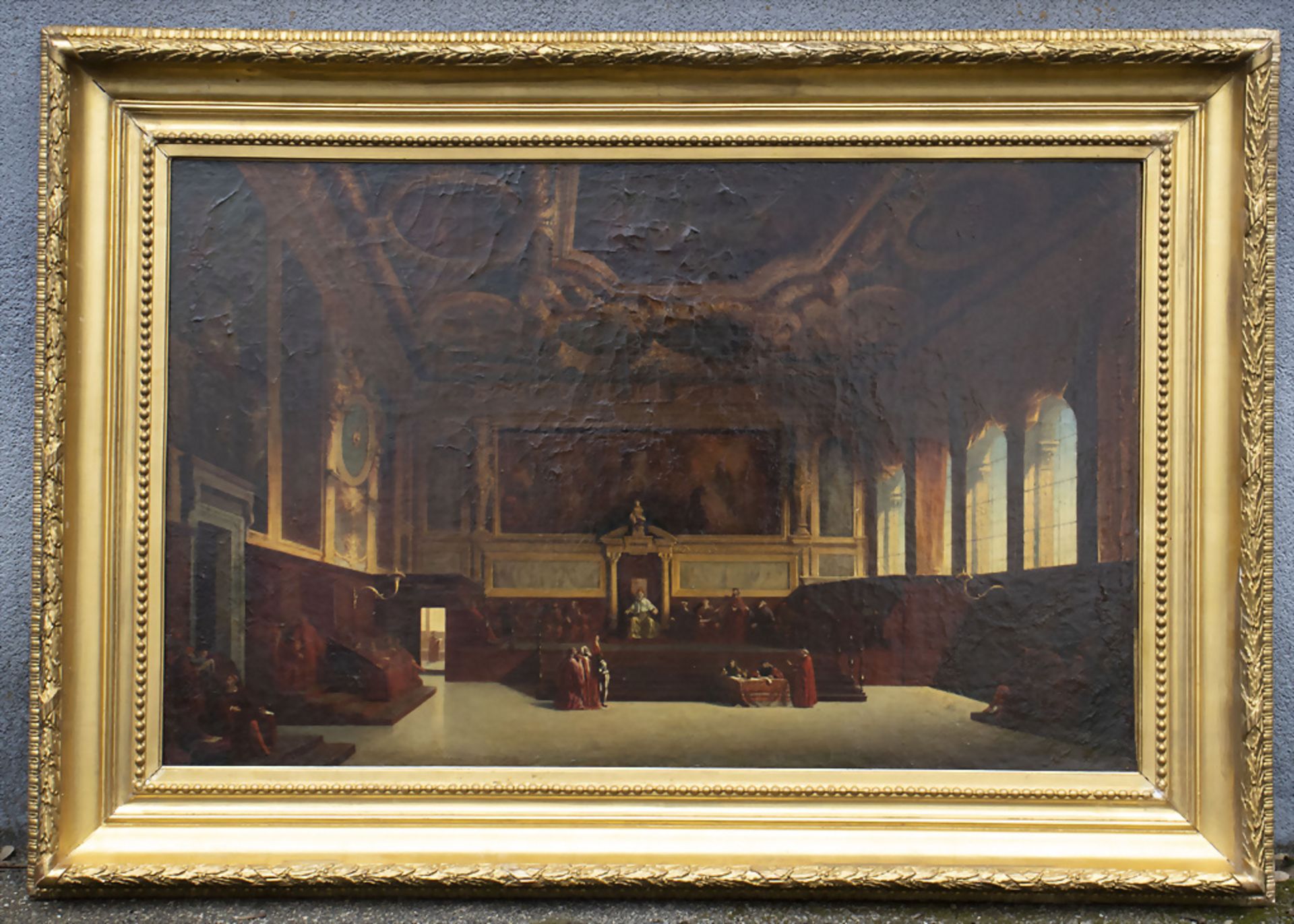Charles A. Richard-Cavaro (1819-1880), 'Päpstliches Tribunal / 'Papal Tribunal', Venedig, 1857 - Image 2 of 6