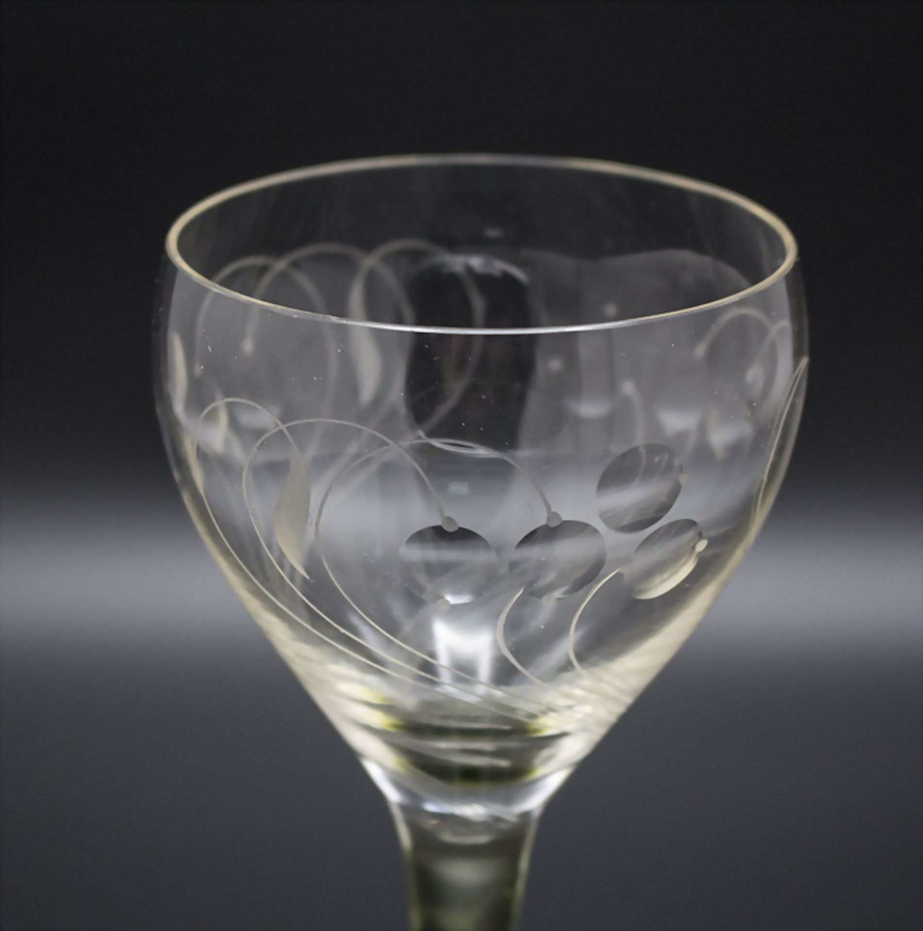 Paar Jugendstil Stengelgläser / A pair of Art Nouveau glasses, Anfang 20. Jh. - Image 3 of 3