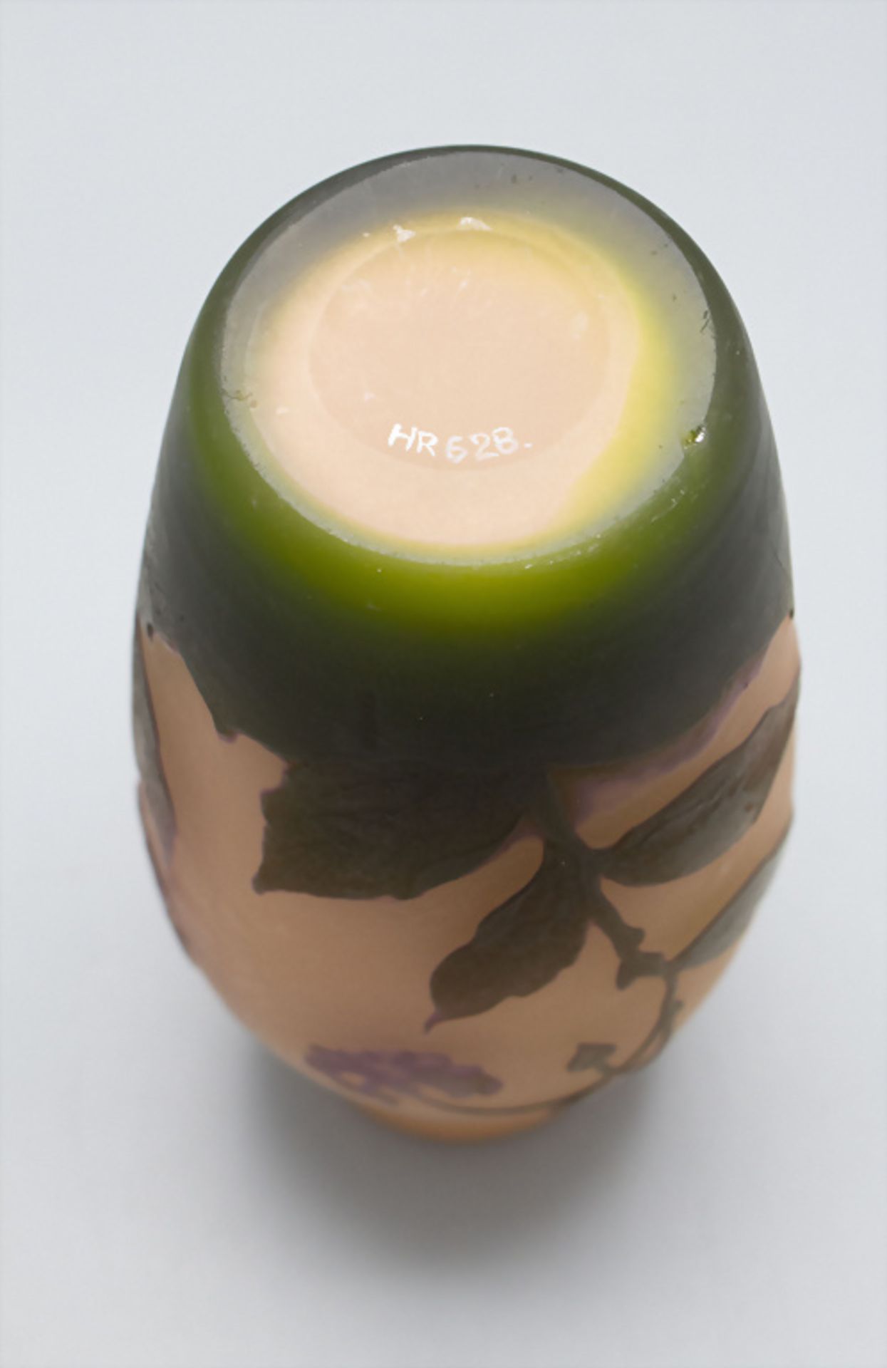 Jugendstil Vase, Arsall, Vereinigte Lausitzer Glaswerke AG, Weisswasser, 1921 - Bild 6 aus 6